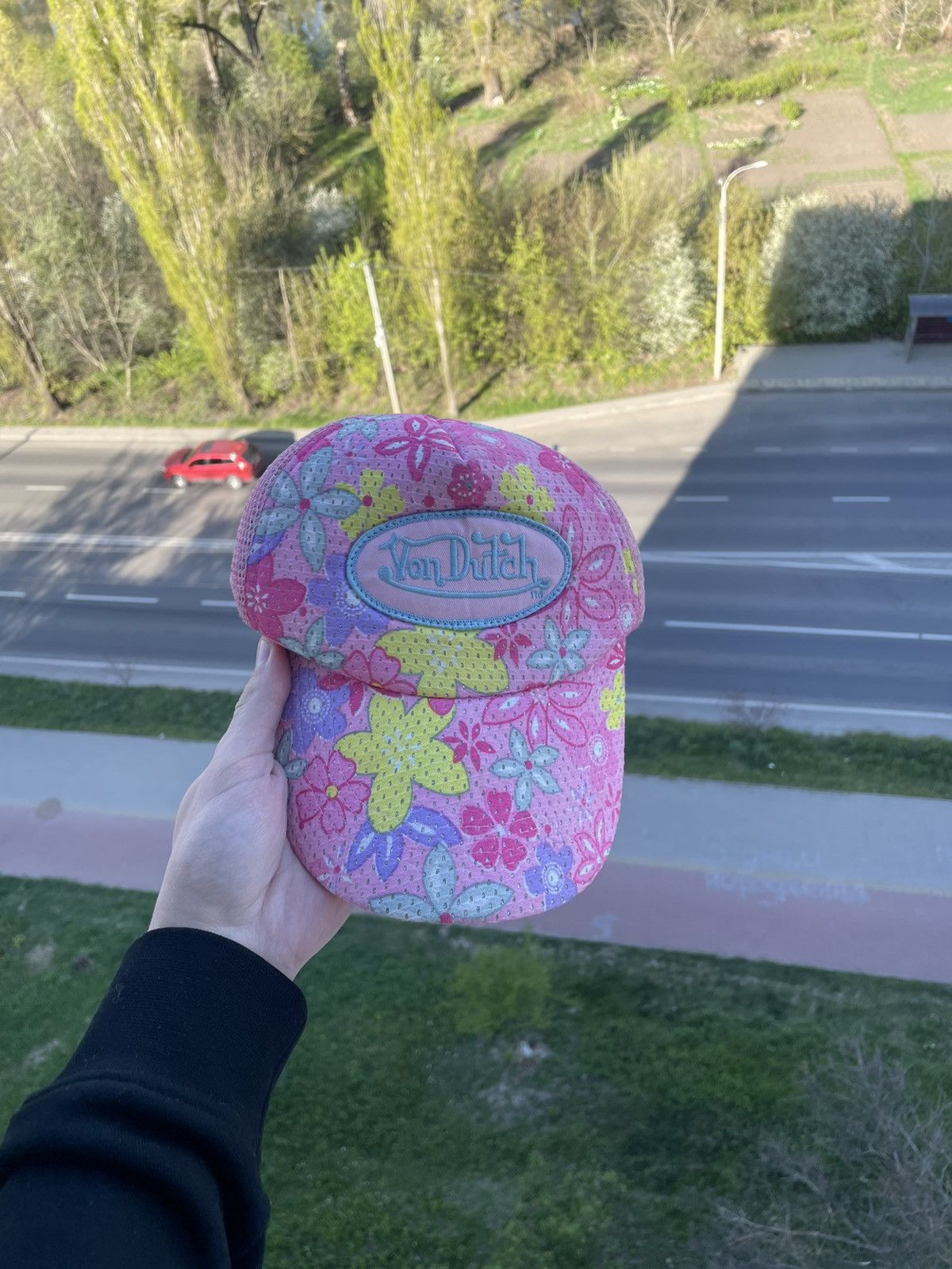 Von Dutch Authentic Y2K Von Dutch Pick Me Pink Floral Trucker Cap Size ONE SIZE - 1 Thumbnail