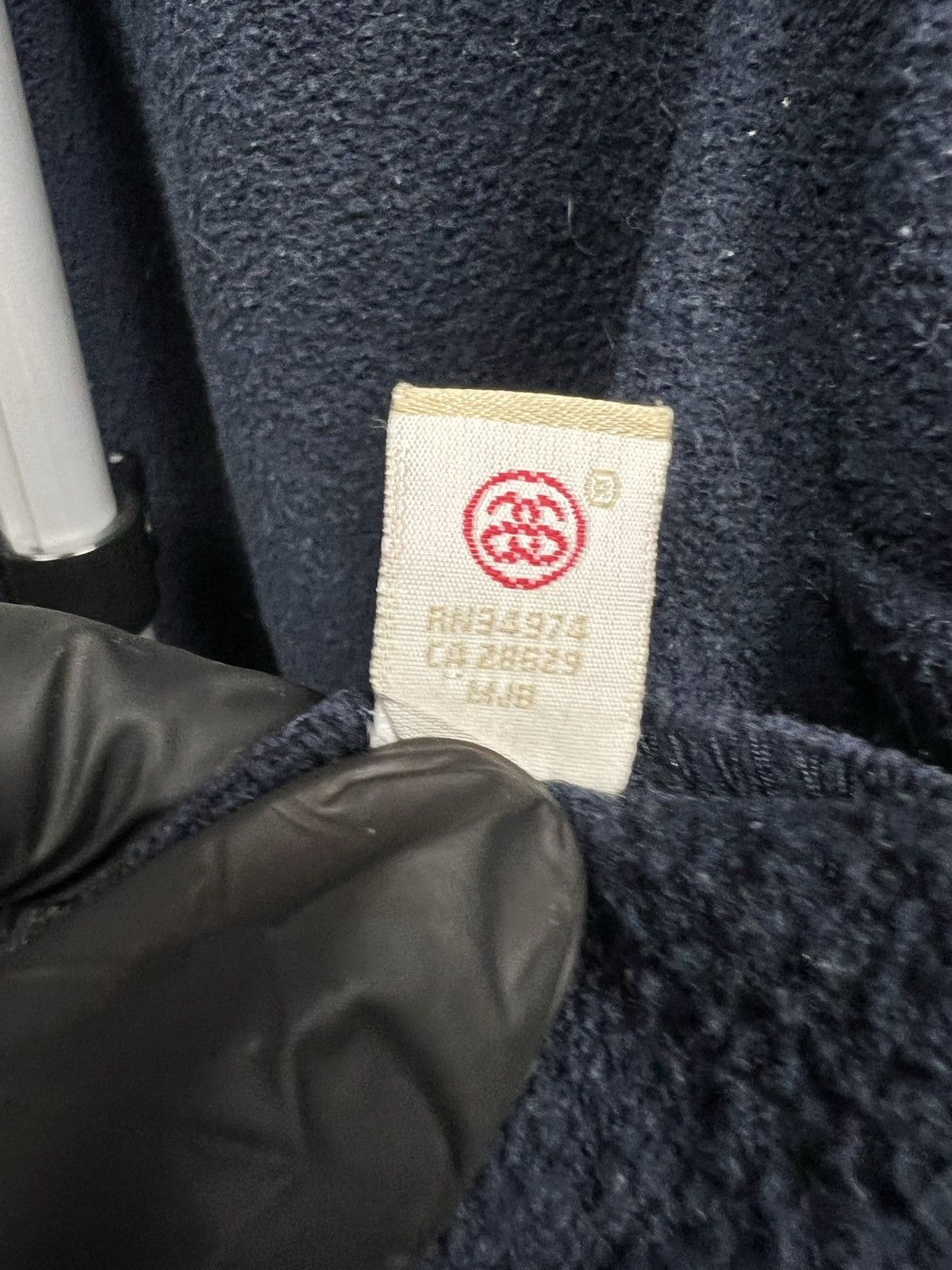 Stussy Vintage Stussy navy zip hoodie Size US L / EU 52-54 / 3 - 7 Thumbnail