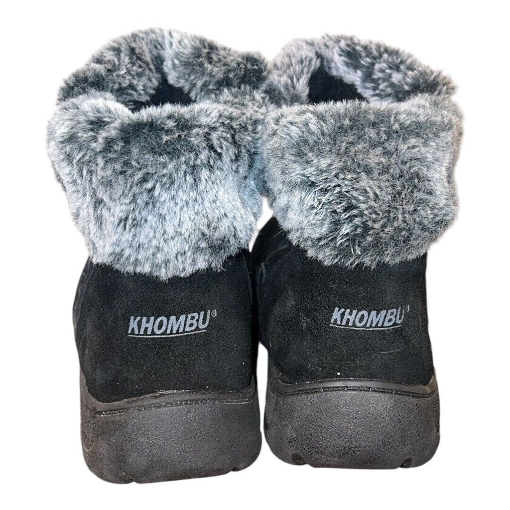 Other Khombu Women's Size 10 B Jessica Winter Boots BLK Suede Size US 10 / IT 40 - 3 Thumbnail