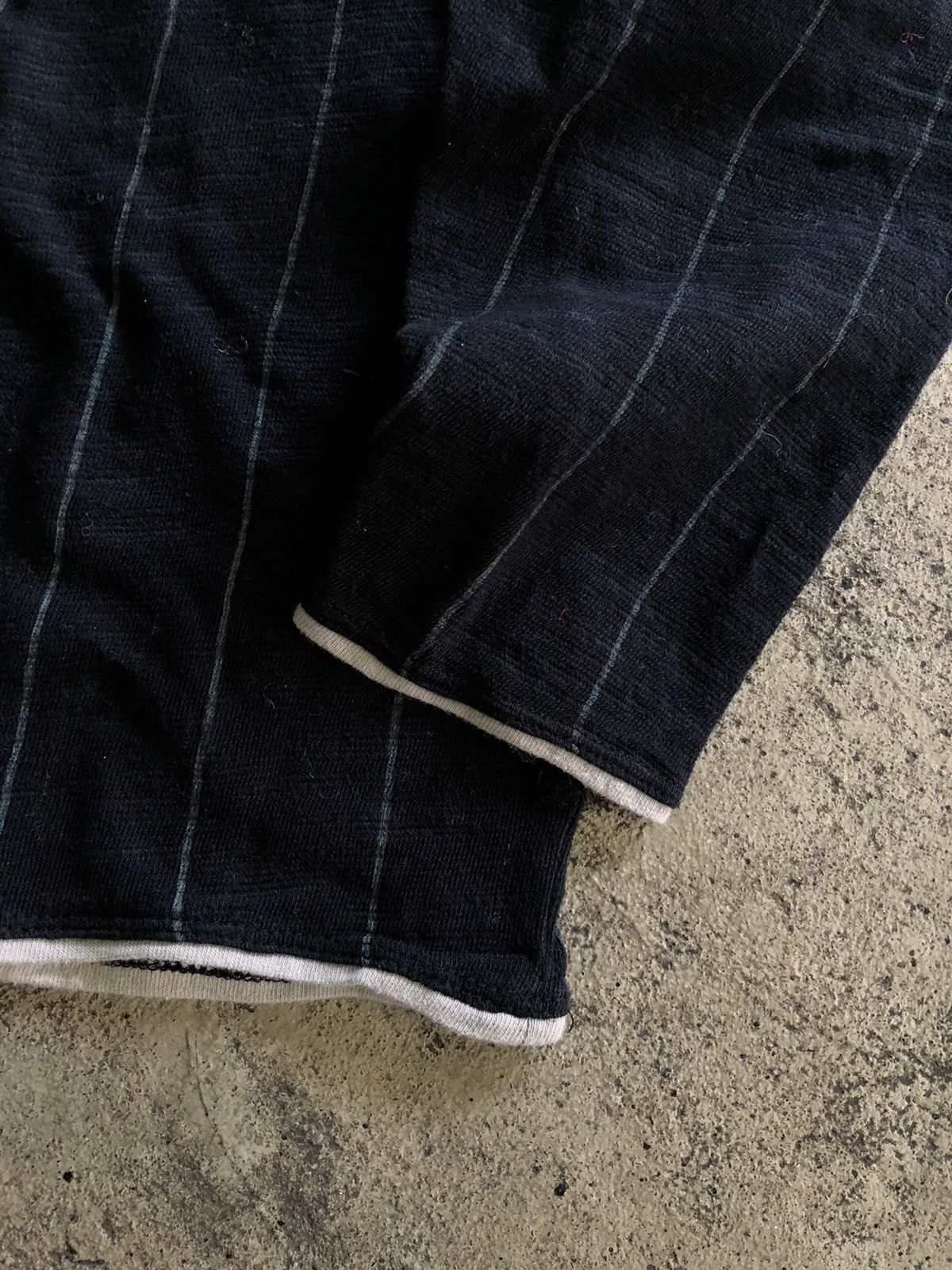 Japanese Brand JAPANESE LONG SLEEVE DOUBLE LAYER STRIPED KURTCOBAIN STYLE Size US M / EU 48-50 / 2 - 4 Thumbnail