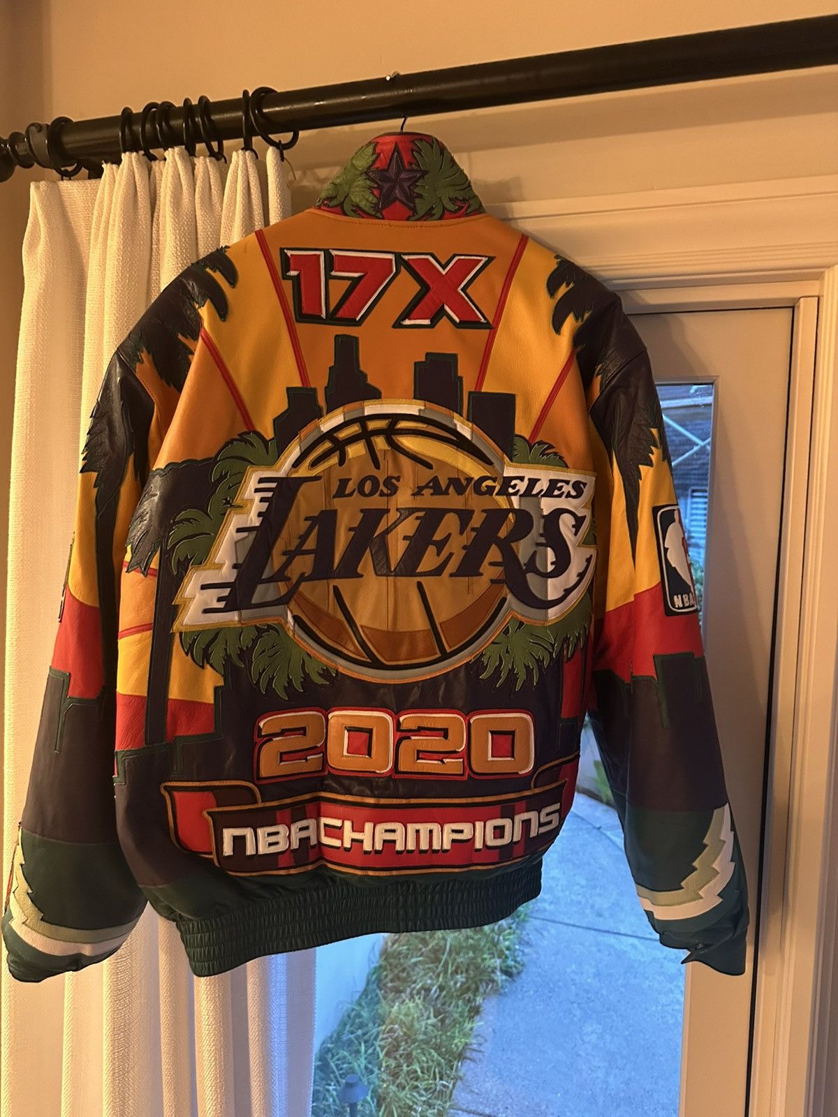Jeff Hamilton Lakers Championship Jacket - Jeff Hamilton Size US M / EU 48-50 / 2 - 2 Thumbnail