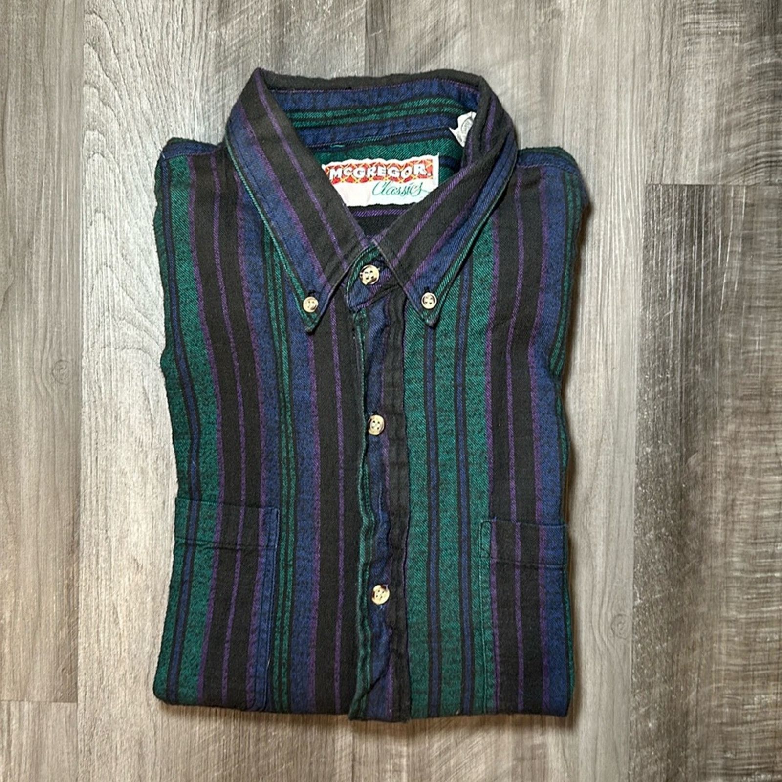McGregor McGregor Classics Flannel Long Sleeve Button Down - 2XLT Size US XXL / EU 58 / 5 - 1 Thumbnail