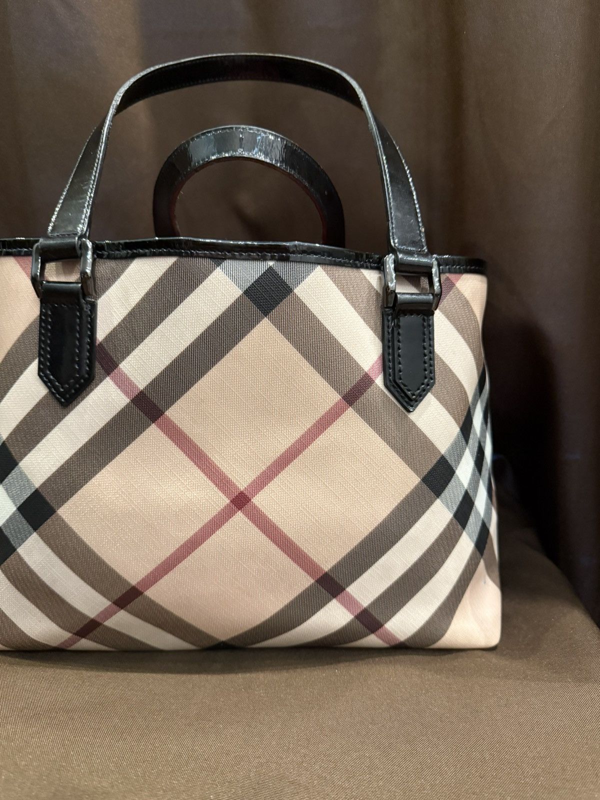 Burberry Burberry Nova Check Women’s Shoulder Tote Bag Shopper Dior Size ONE SIZE - 3 Thumbnail