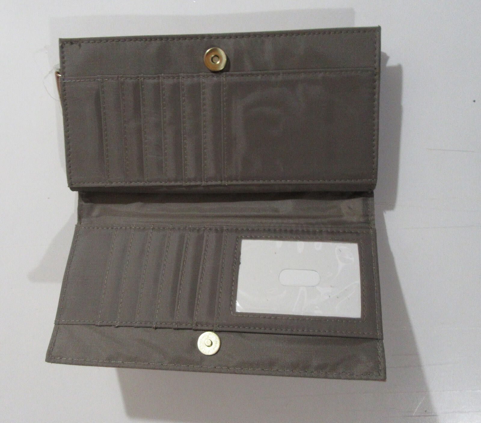 Nicole Miller Nicole Miller Womens Cosette Wallet NWT Dusty Slate/Celedon Size ONE SIZE - 8 Thumbnail