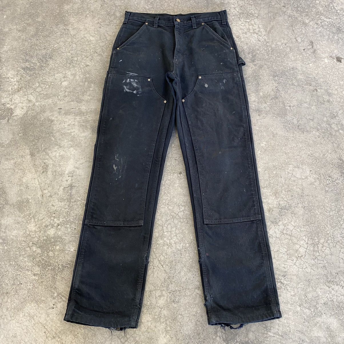 Carhartt Vintage Carhartt Double Knee Blanket Lined Painter Pants Size US 31 - 4 Thumbnail