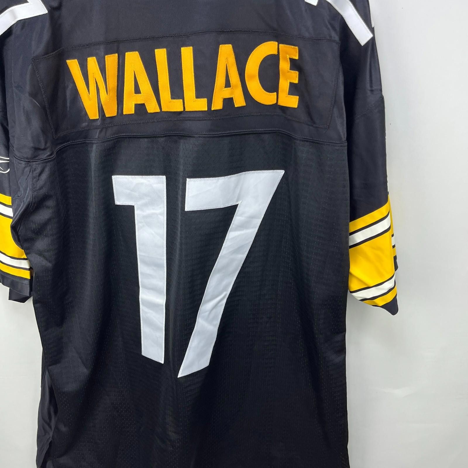 Reebok Vintage Pittsburgh Steelers Reebok Mike Wallace Jersey XL Size ONE SIZE - 9 Thumbnail