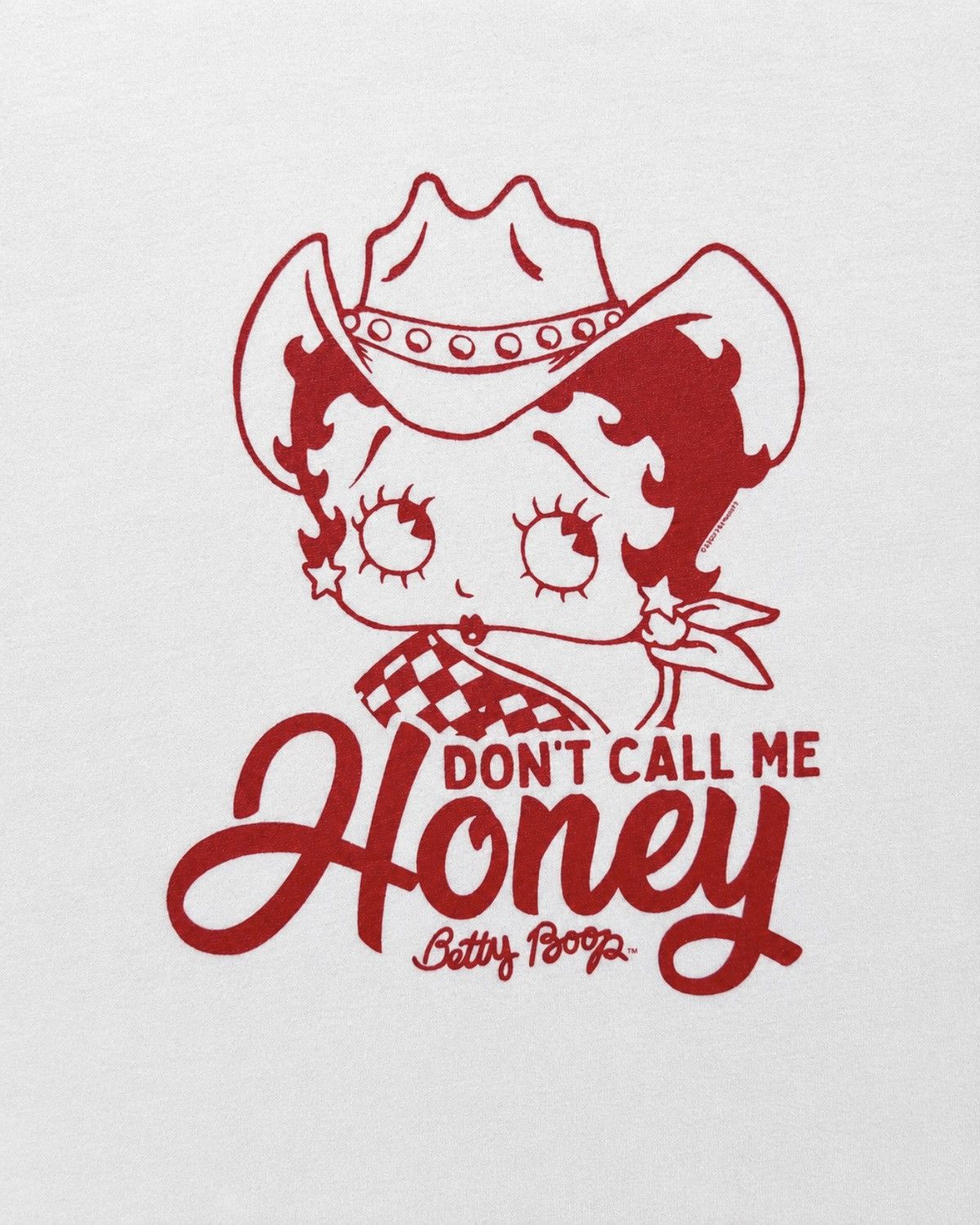 Vintage Betty Boop “Don’t Call Me Honey” Graphic T-Shirt Size US L / EU 52-54 / 3 - 3 Thumbnail