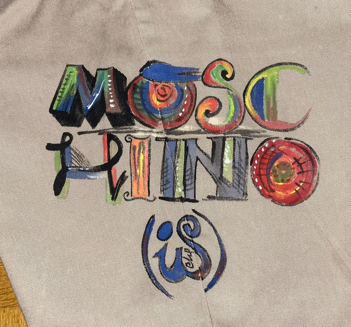 Moschino Love Moschino hand painted trousers (𝗥𝗔𝗥𝗘) Size US 33 - 3 Thumbnail