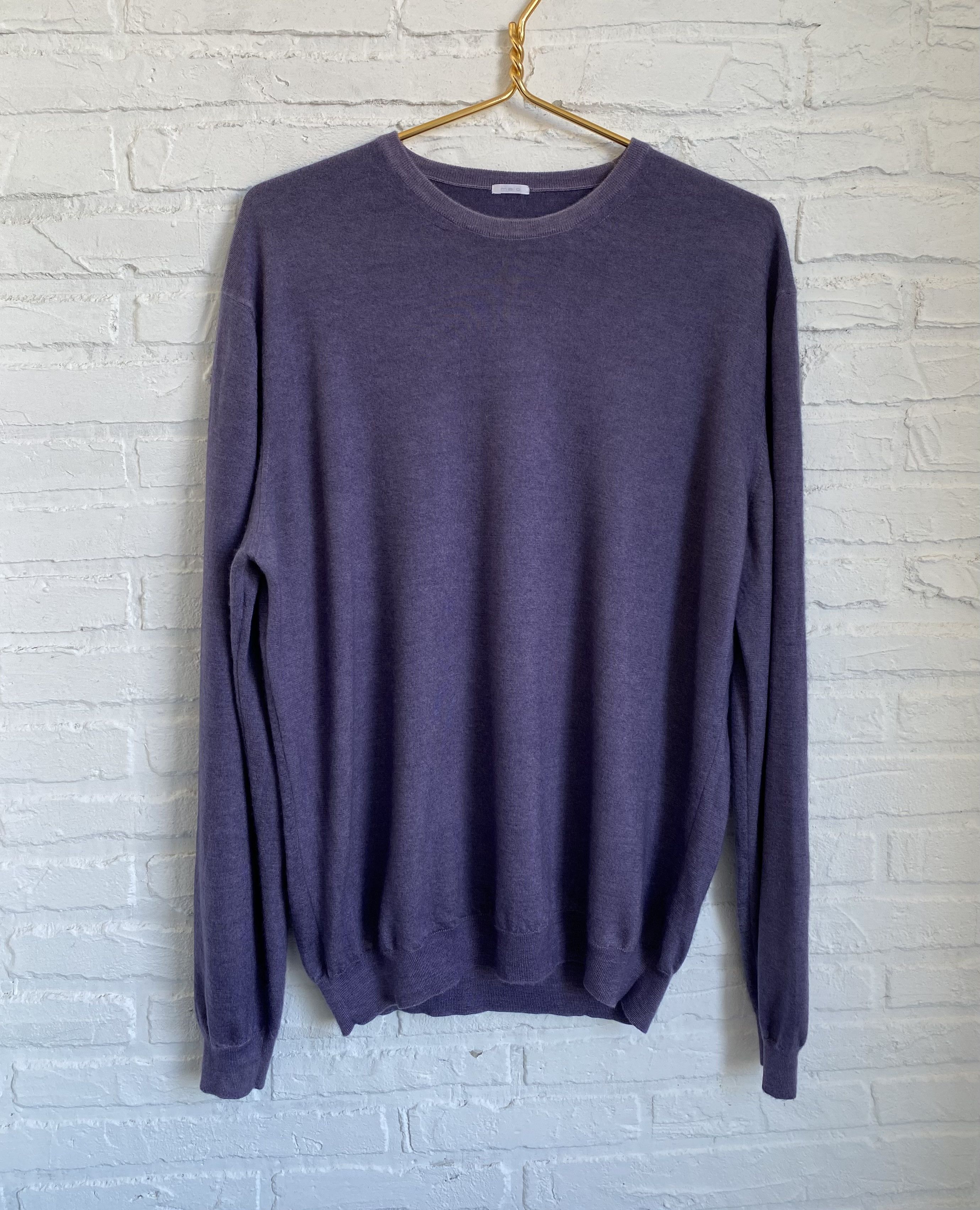 Malo Malo cashmere violet sweater Size US XL / EU 56 / 4 - 1 Thumbnail