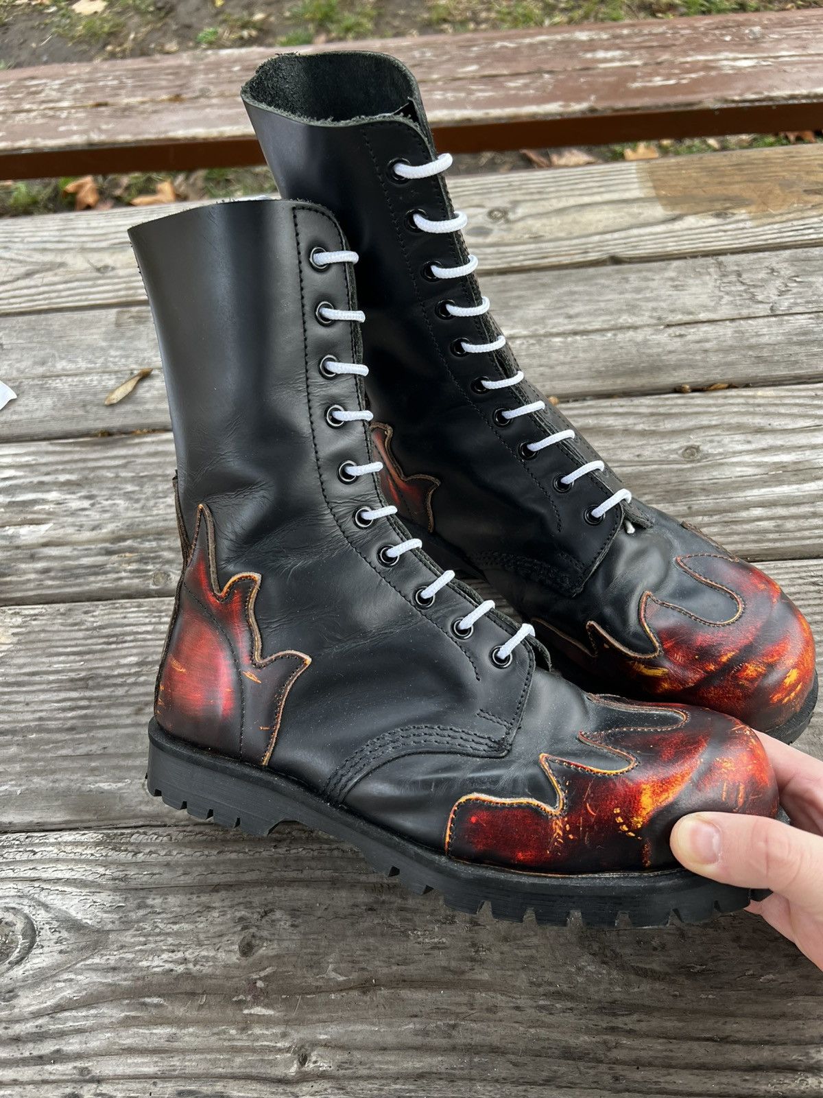 Other Vintage Rare Underground England boots steel toe leather Size US 8 / EU 41 - 5 Thumbnail