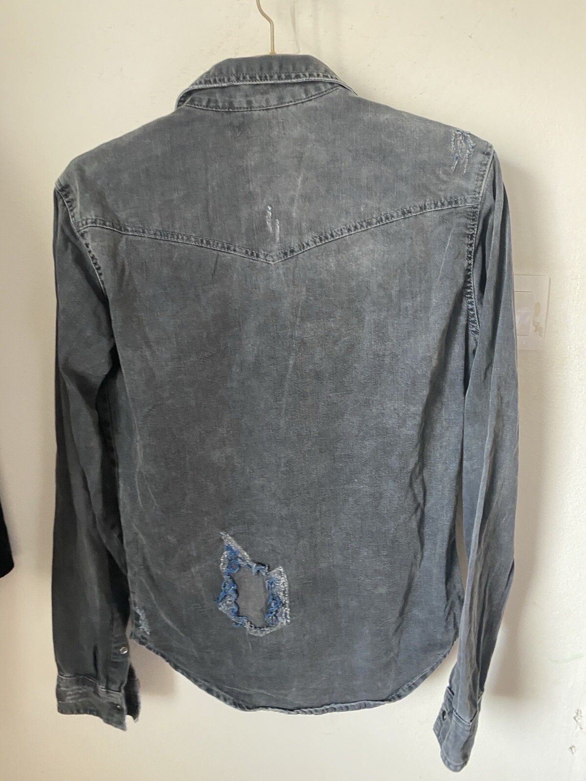 Other Zara Men Denim Shirt Grunge Size S Size US S / EU 44-46 / 1 - 2 Thumbnail