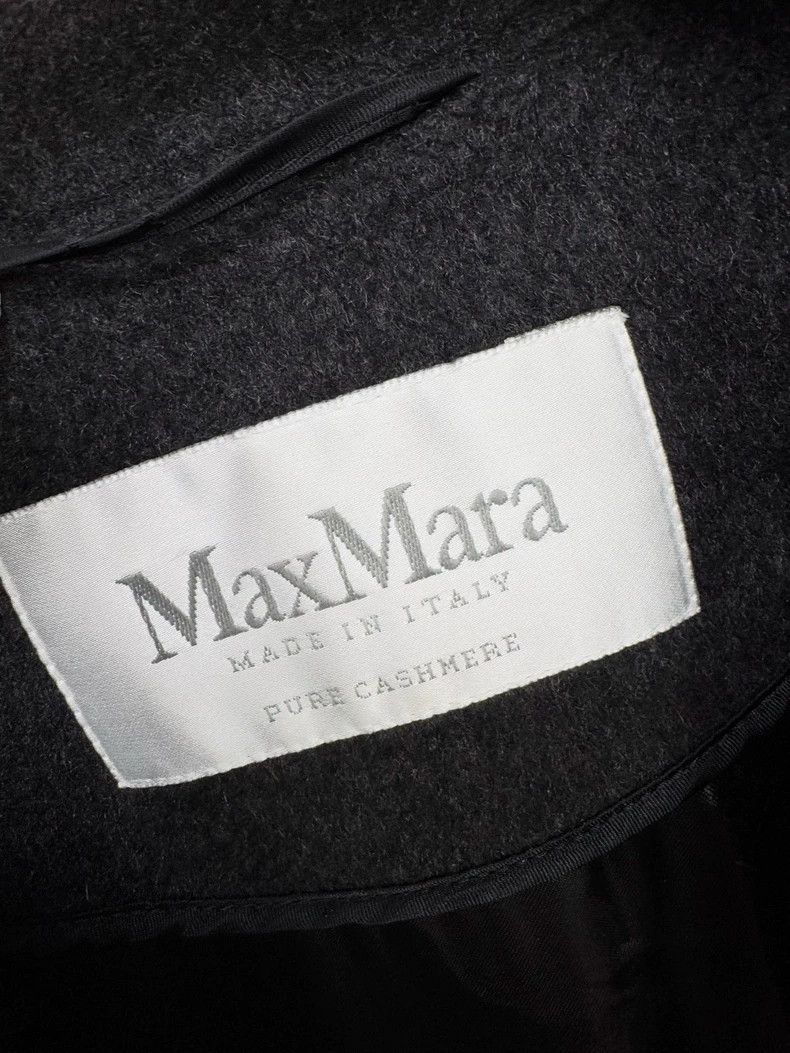 Max Mara Max Mara Grey cashmere coat Size L / US 10 / IT 46 - 2 Thumbnail