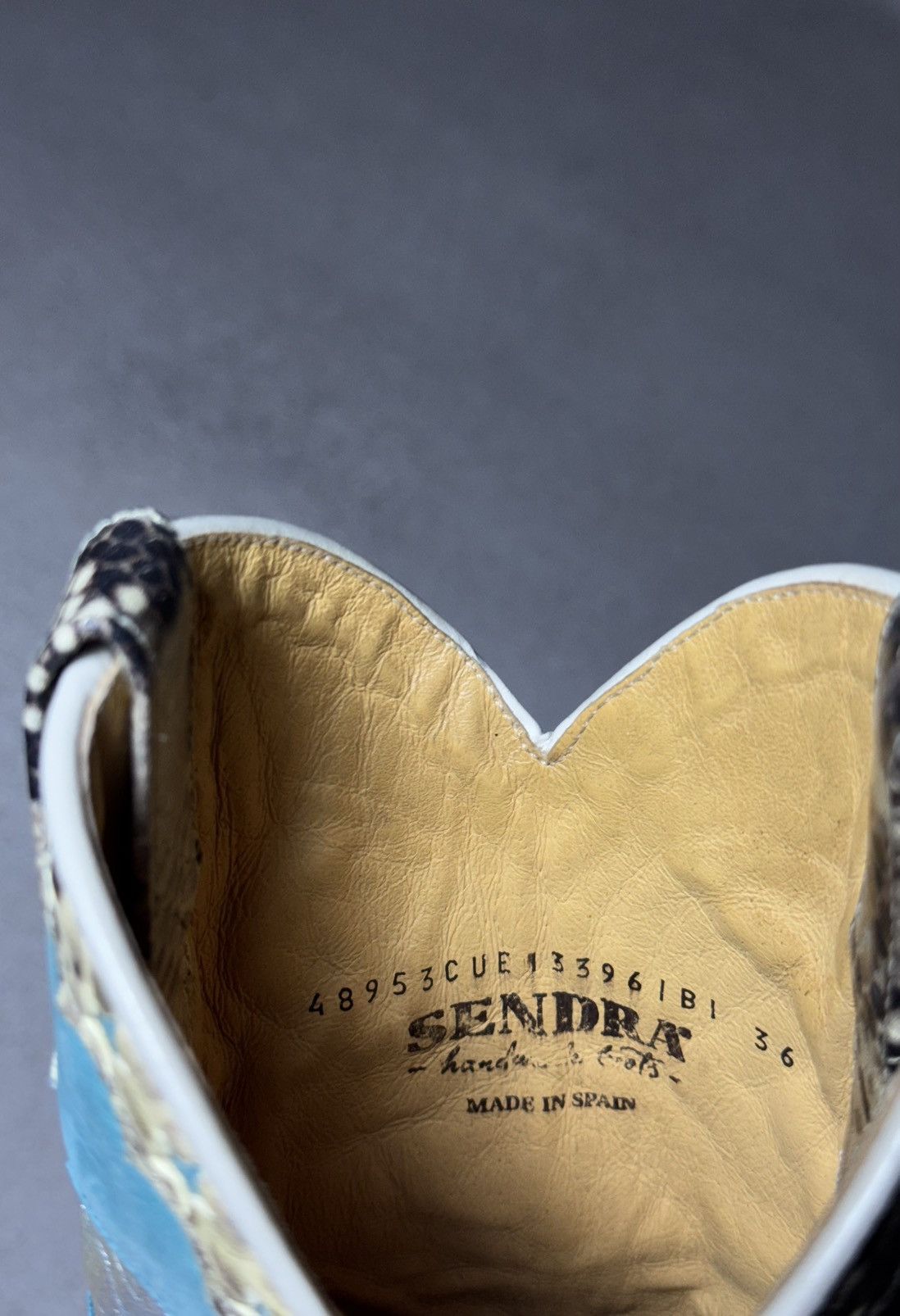 Sendra 36 Sendra David Villellas Lizard Boots Cowboy Western Shoes Size US 6 / IT 36 - 17 Thumbnail