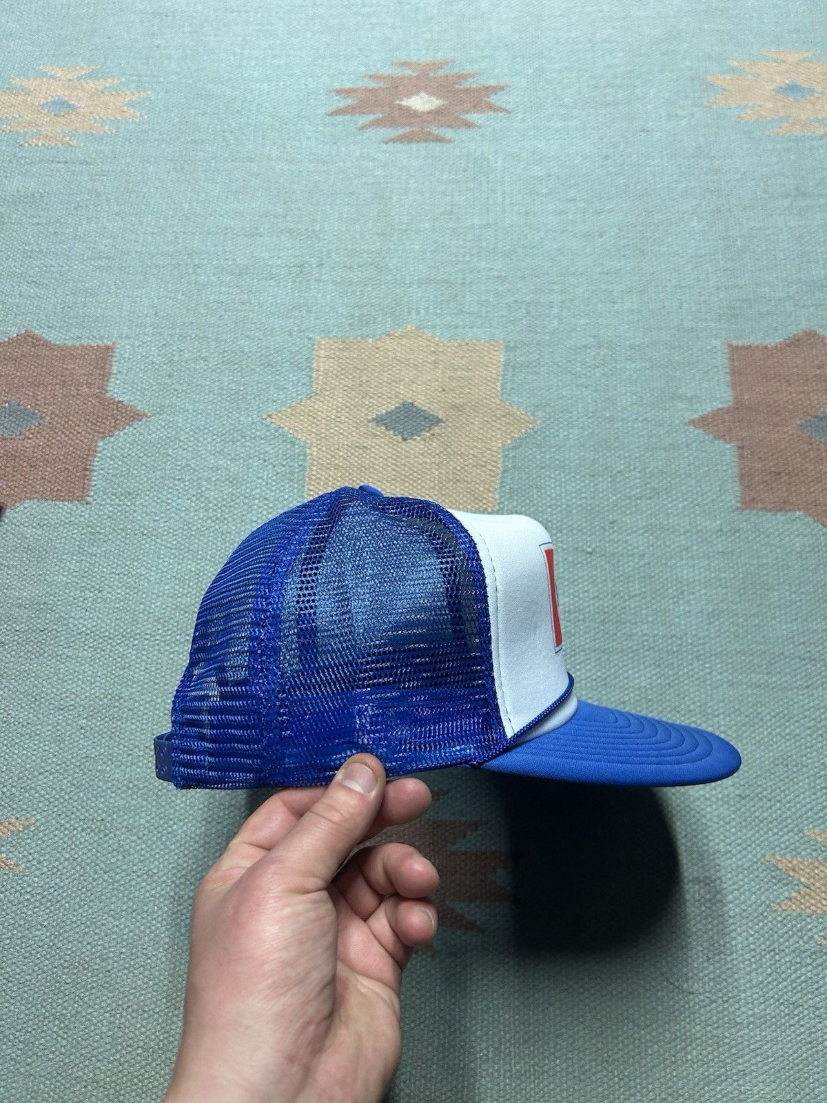 Vintage Vintage trucker hat Pepsi cola soda drink snack blue snap Size ONE SIZE - 8 Thumbnail