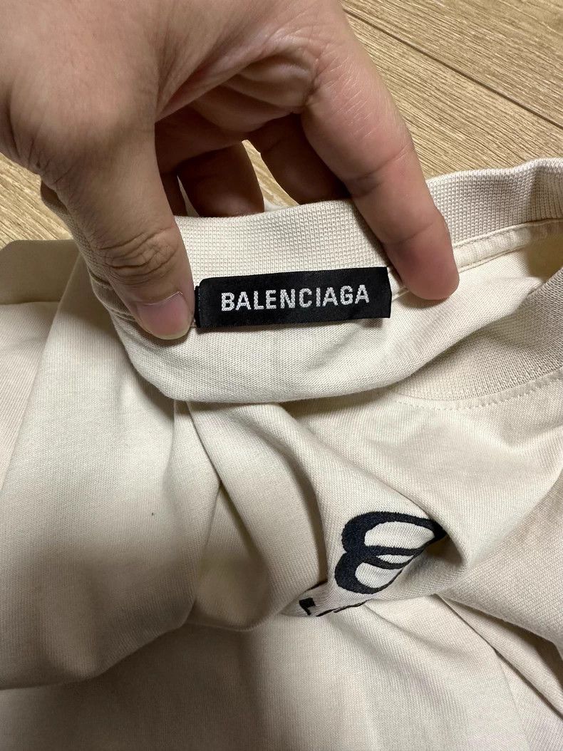 Balenciaga Balenciaga Ski Double Circle Logo Embroidered Short Sleeve Size US S / EU 44-46 / 1 - 5 Thumbnail