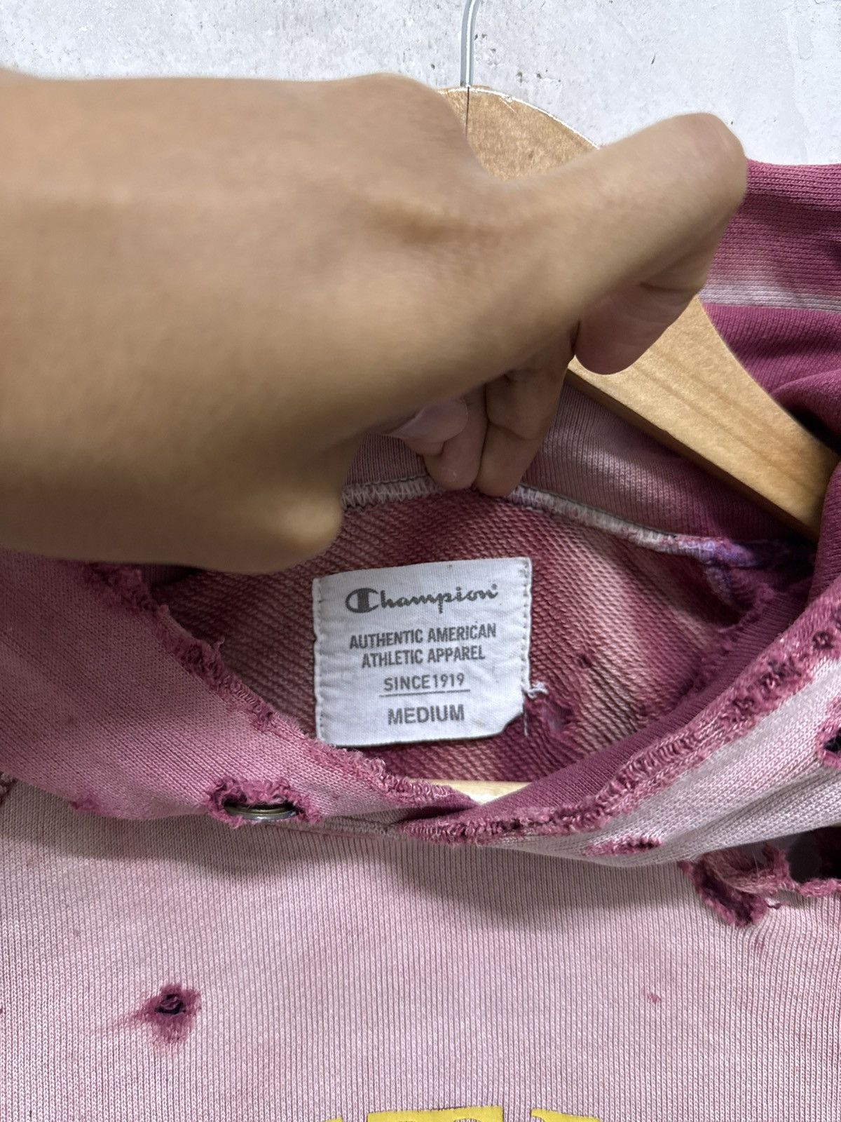 Champion 2000s Distressed Champion Panther Athletic Hoodie Size US S / EU 44-46 / 1 - 6 Thumbnail