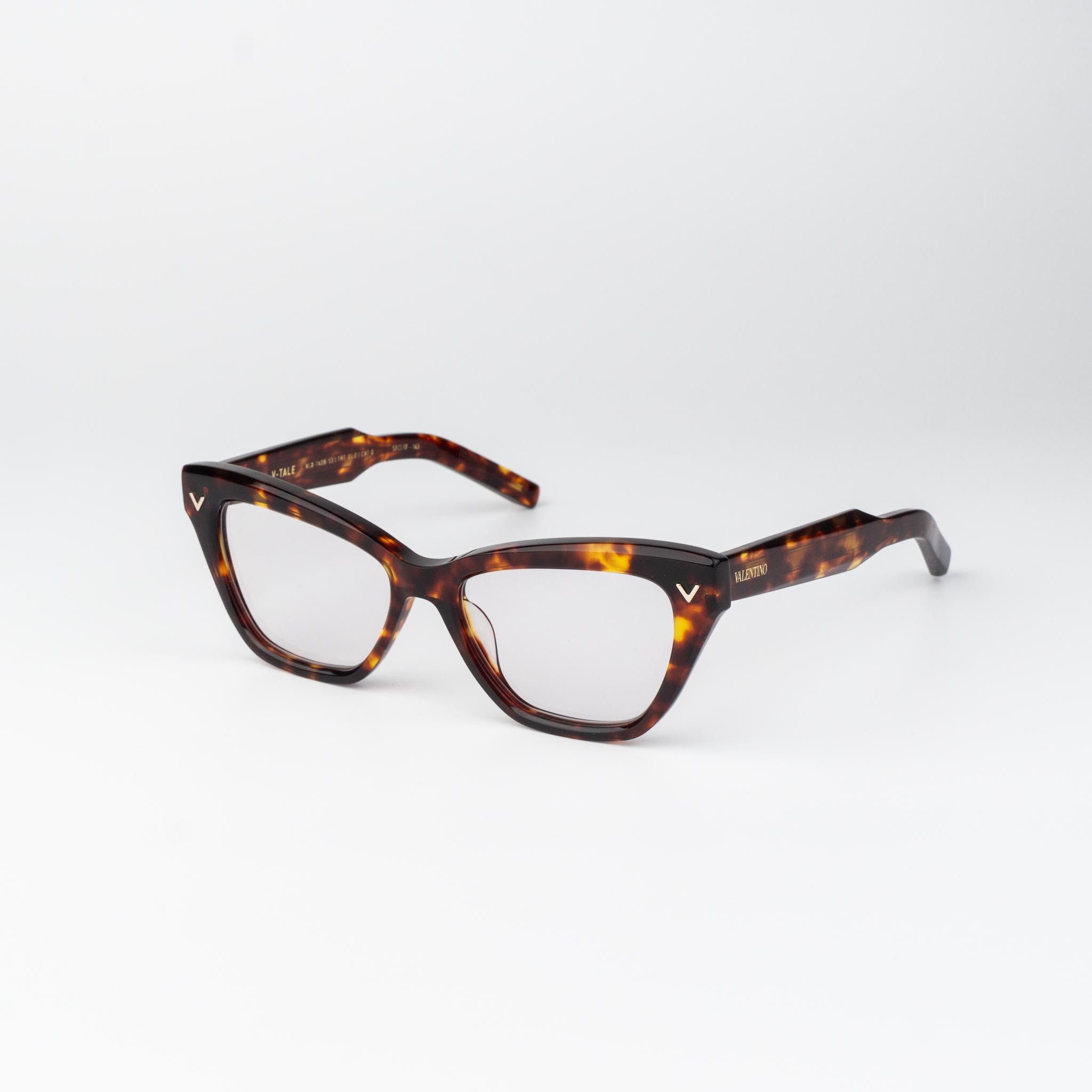 Valentino Valentino Women Eyeglasses Havana Cat Eye V-TALE VLX-140 B Size ONE SIZE - 3 Thumbnail