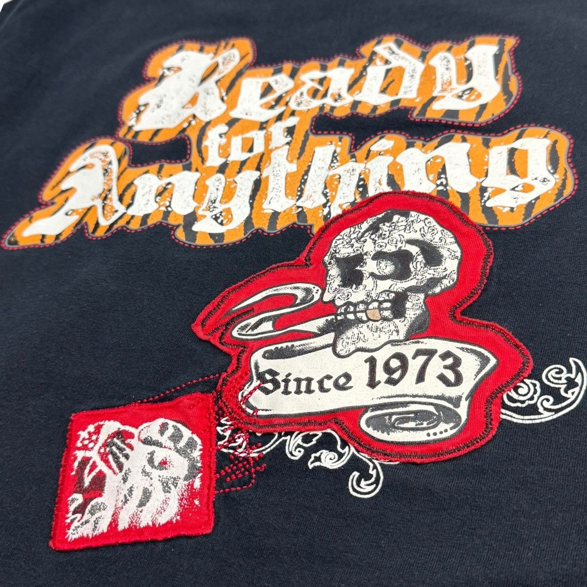 Pepe Jeans Y2K Pepe Jeans Tattoo Embroidered Ed Hardy Style Longsleeve Size US L / EU 52-54 / 3 - 9 Thumbnail