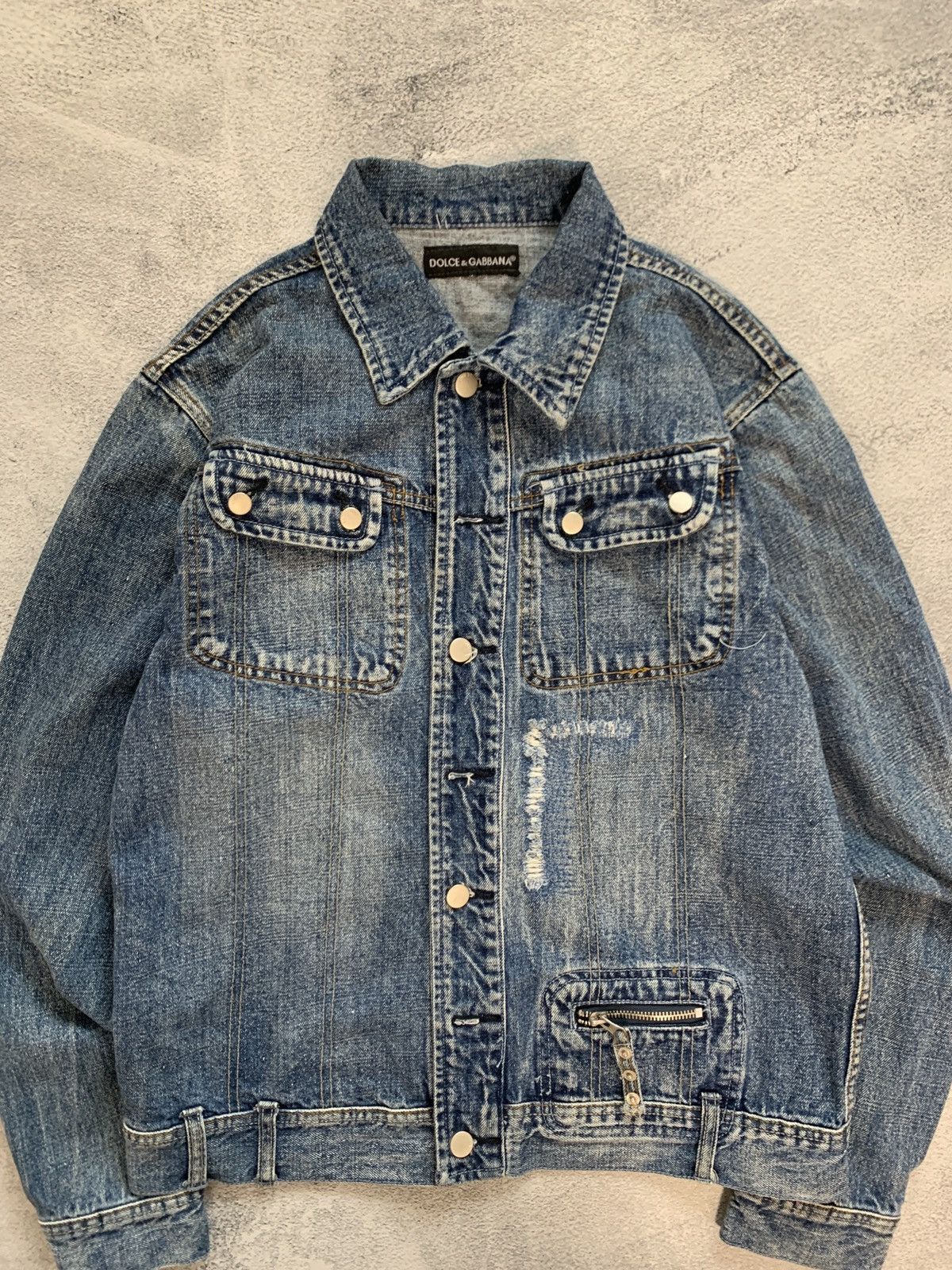 Dolce & Gabbana × Vintage Vintage dolce gabbana denim jacket Size US M / EU 48-50 / 2 - 6 Thumbnail