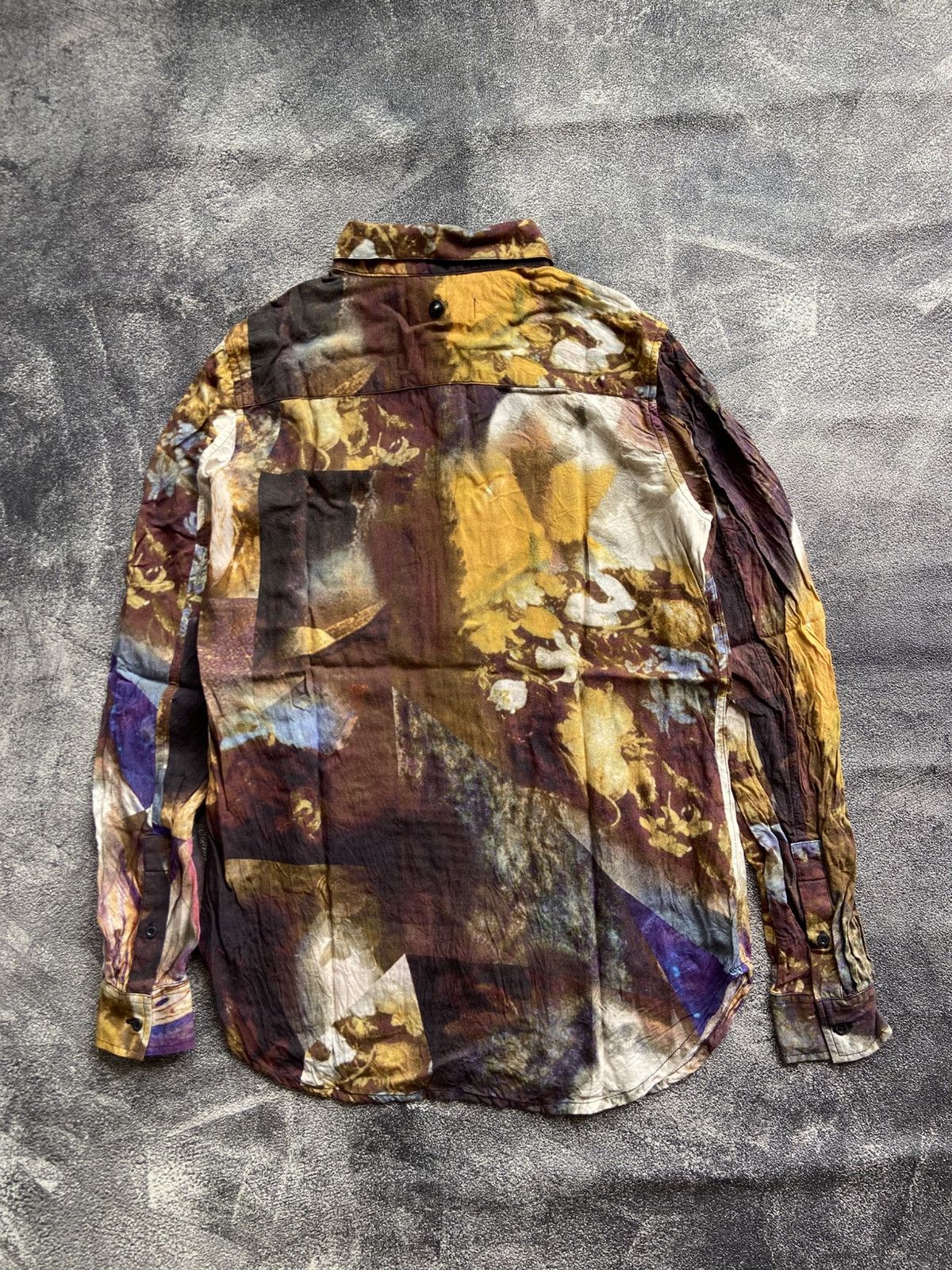 Diesel Diesel Flowers Long Sleeve Shirt Size US XS / EU 42 / 0 - 6 Thumbnail