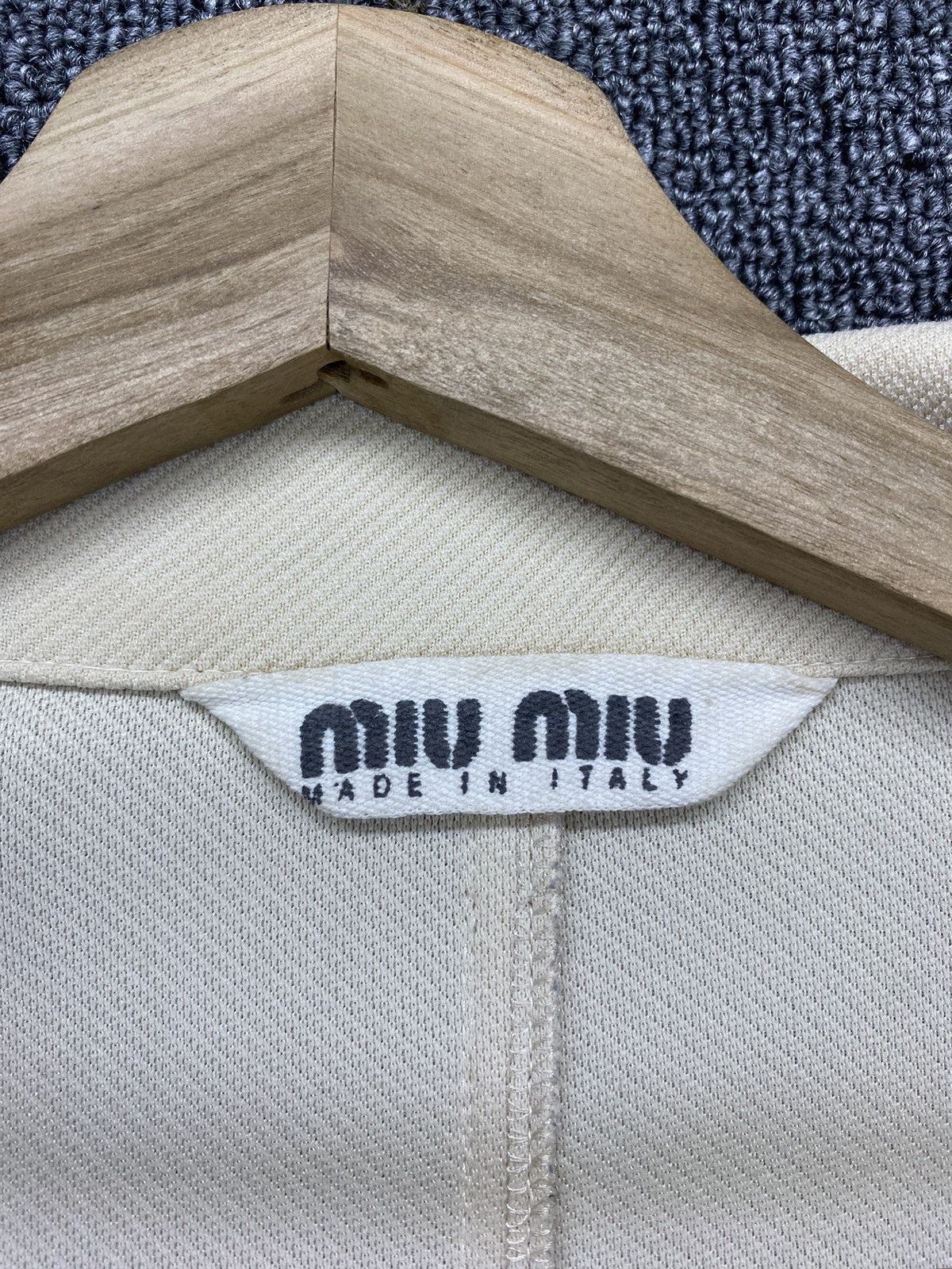 Miu Miu × Prada Vintage Miu Miu Prada Button Up Long Coat Jacket Size M / US 6-8 / IT 42-44 - 14 Thumbnail
