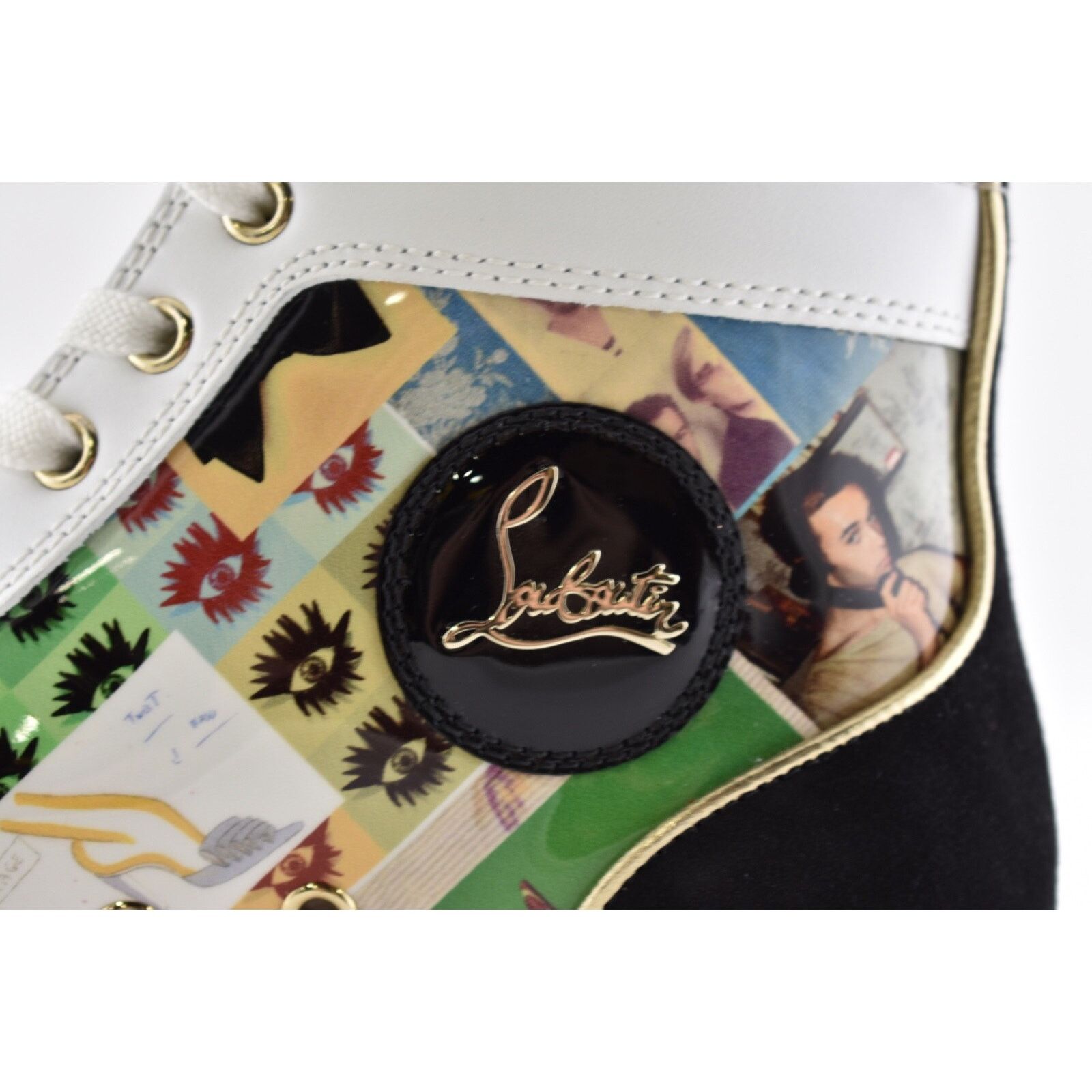 Christian Louboutin Christian Louboutin Mens Louis Orlato Flat Patent Collage Size US 7 / EU 40 - 8 Thumbnail