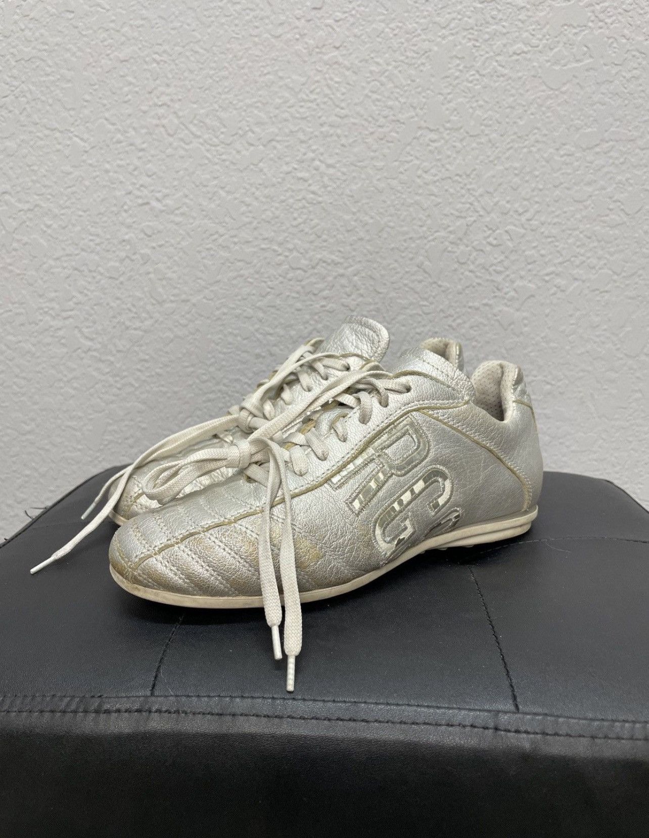 If Six Was Nine Vintage Italian Dirk Bikembergs Leather Sneakers Shoes Size US 6 / EU 39 - 6 Thumbnail