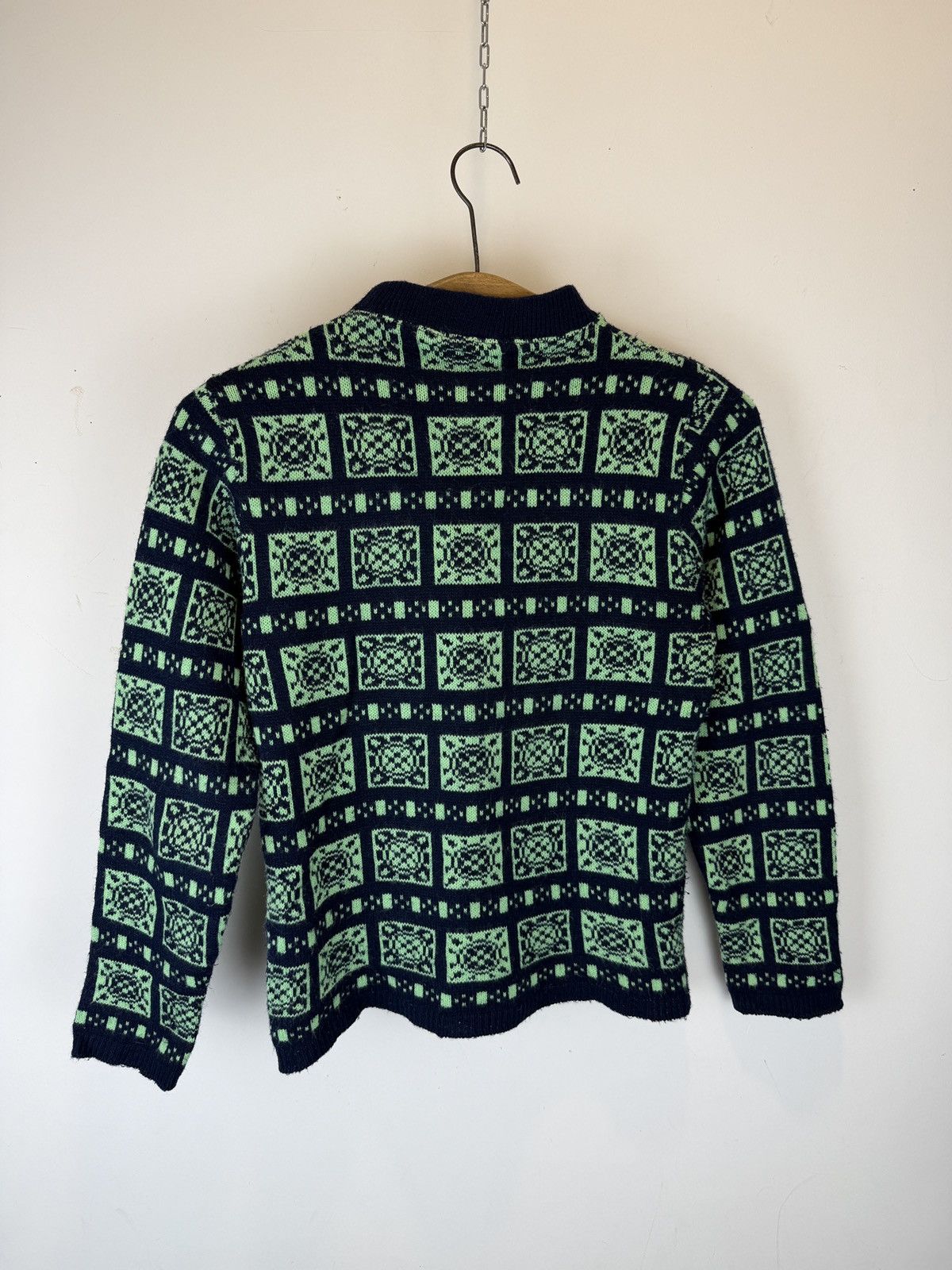 Vintage Vintage Bronte Geometric Knit Sweater Jumper Retro Grunge Size S / US 4 / IT 40 - 9 Thumbnail