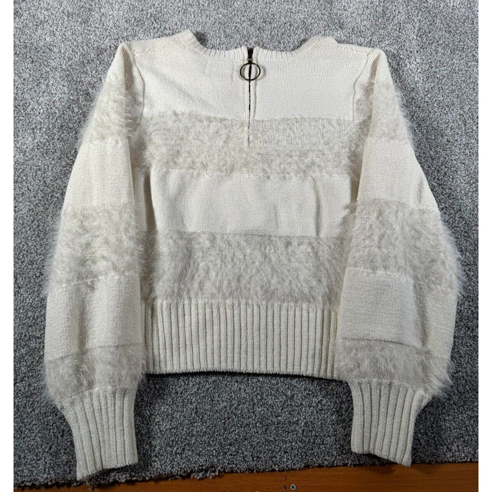 Other Hippie Rose Sweater Women Medium Cottagecore Fairy Fuzzy Size M / US 6-8 / IT 42-44 - 2 Thumbnail