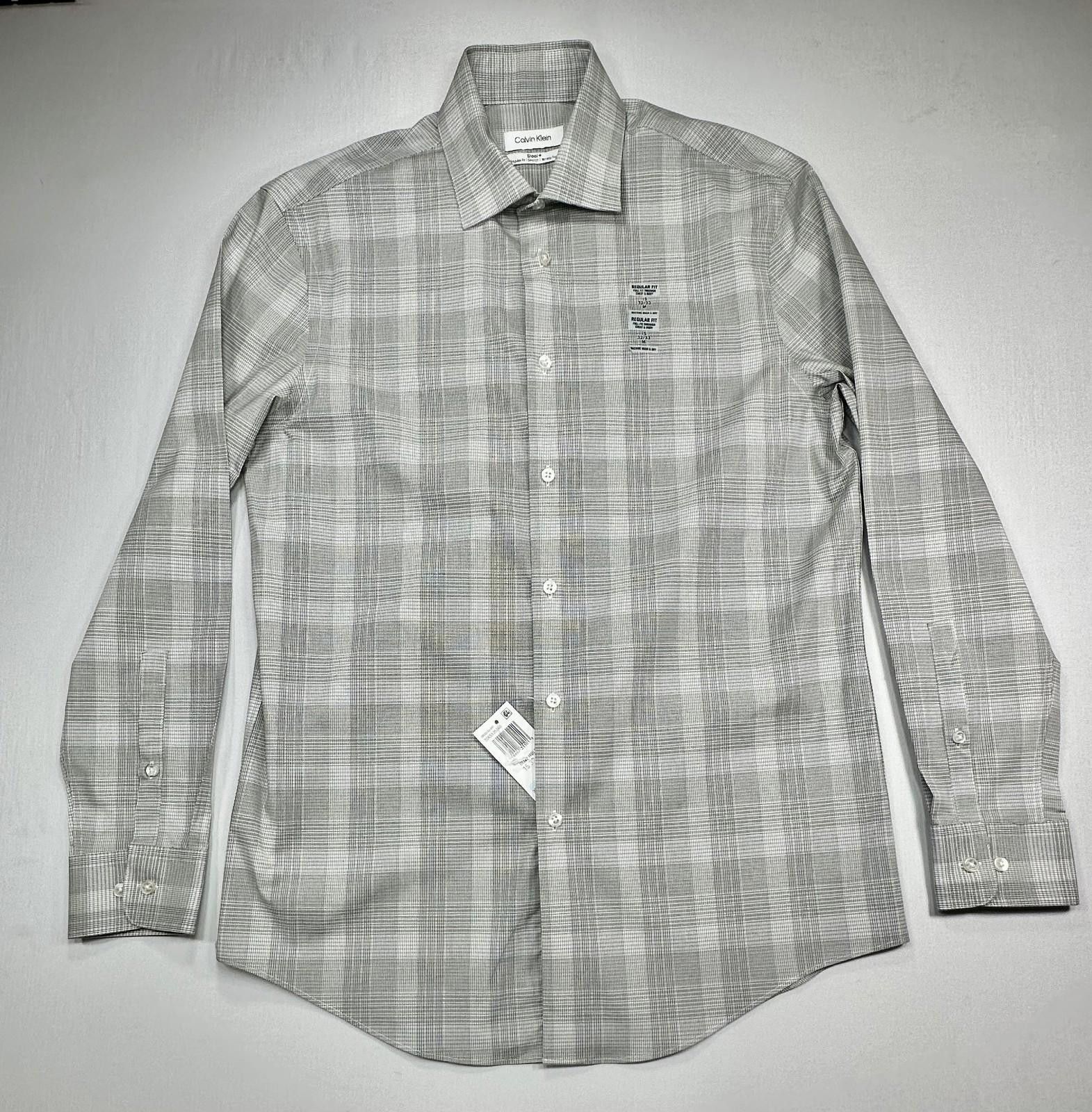 Calvin Klein Calvin Klein Stretch Steel+ Wrinkle Free Button Down Gray M Size 38R - 1 Thumbnail