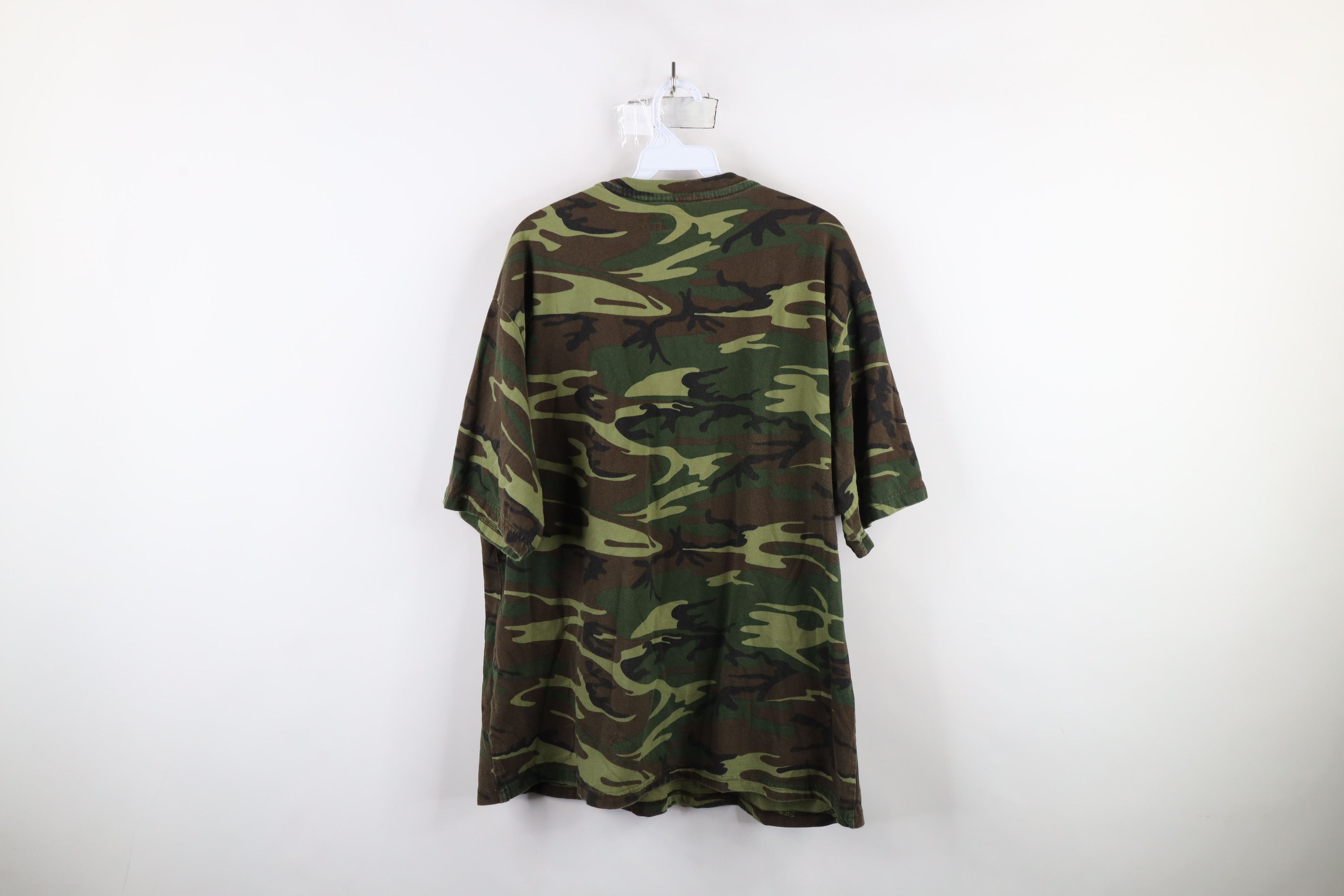 Vintage Vintage Y2K Streetwear Camouflage Pocket T-Shirt Cotton Size US XXL / EU 58 / 5 - 10 Thumbnail