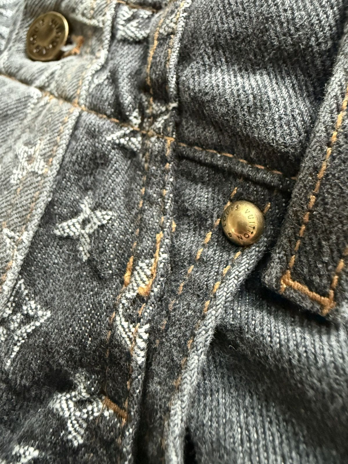 Louis Vuitton Louis Vuitton Flower Denim Pants Size US 36 / EU 52 - 6 Thumbnail