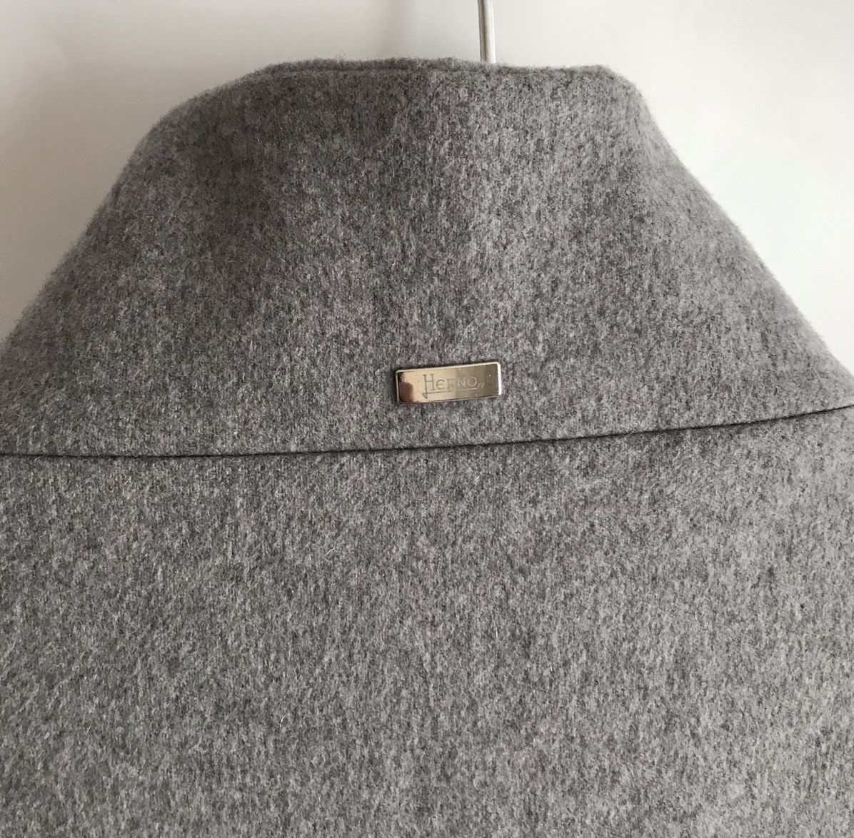 Herno Herno Women's Cashmere Zip Jacket Coat 42 Gray GA0074D Size M / US 6-8 / IT 42-44 - 6 Thumbnail