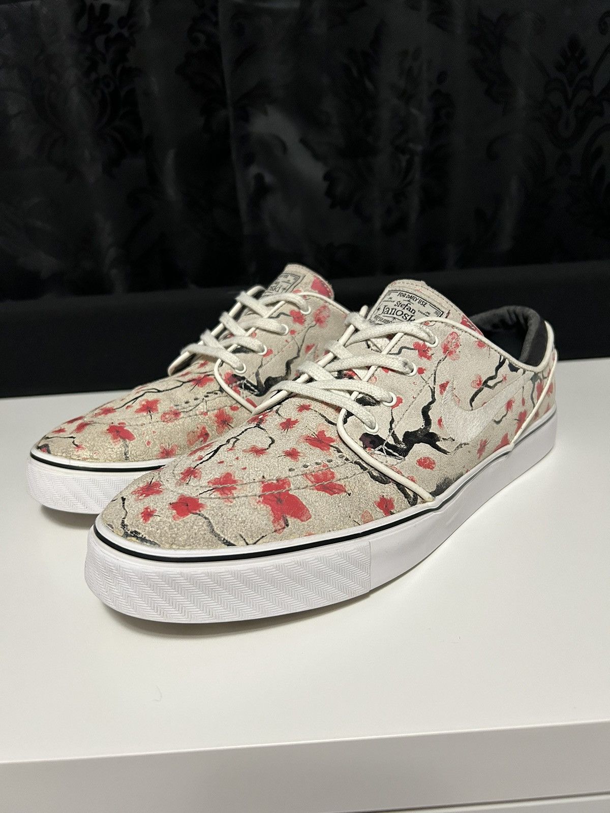 image of Nike Stefan Janoski Cherry Blossom - Size: 10.5 Shoes in Beige, Men's