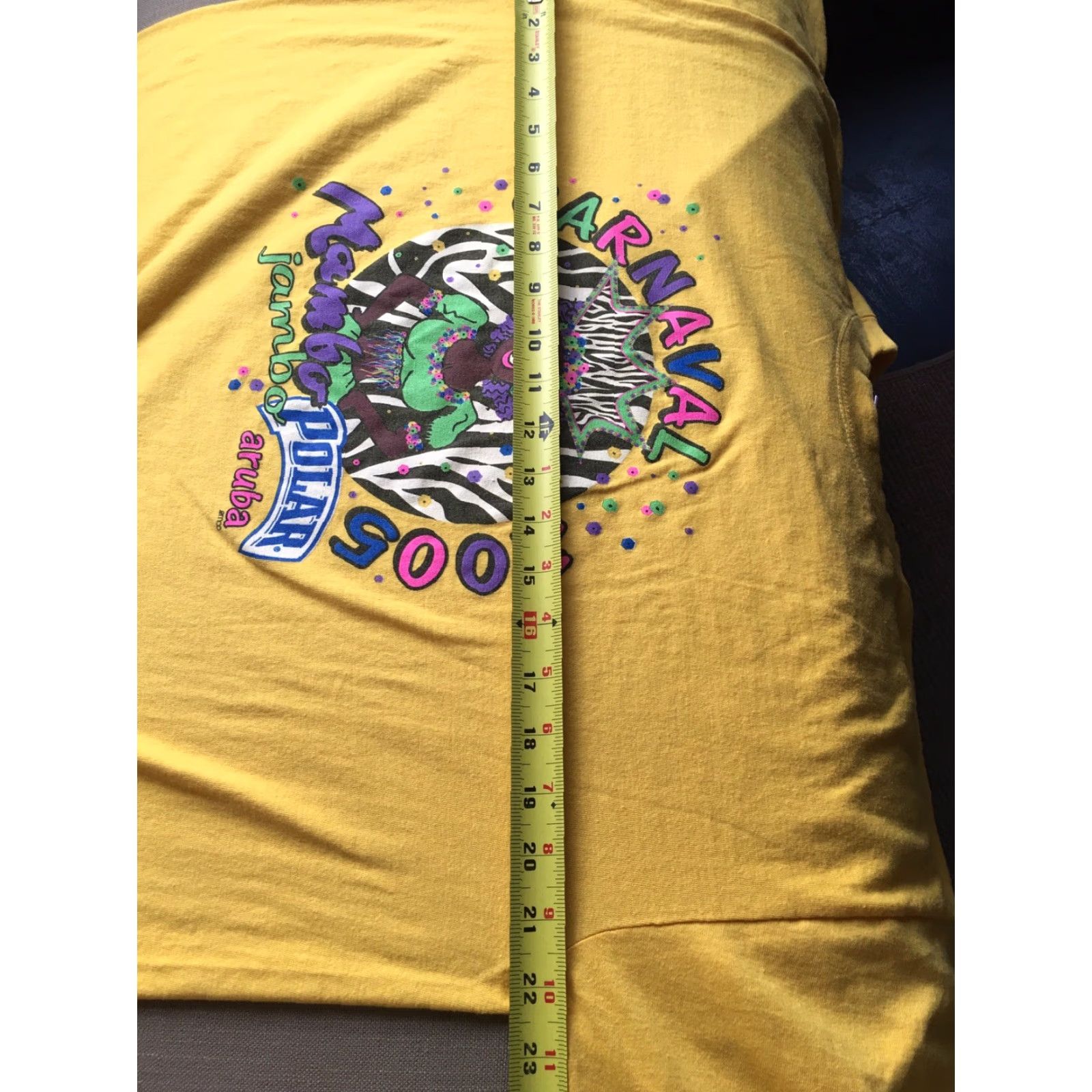 Vintage VINTAGE 2005 Aruba Carnival Shirt Men’s XL Yellow T-shirt Mens Size US M / EU 48-50 / 2 - 8 Thumbnail
