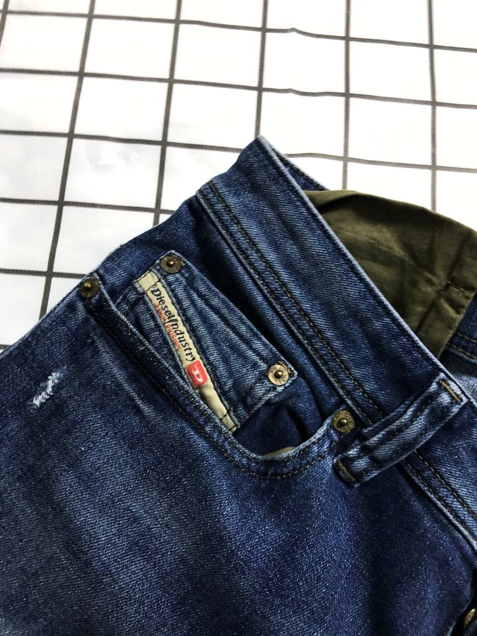 Diesel Diesel Industry Safado Slim Straight Acid Wash Denim Jeans Size US 32 / EU 48 - 15 Thumbnail