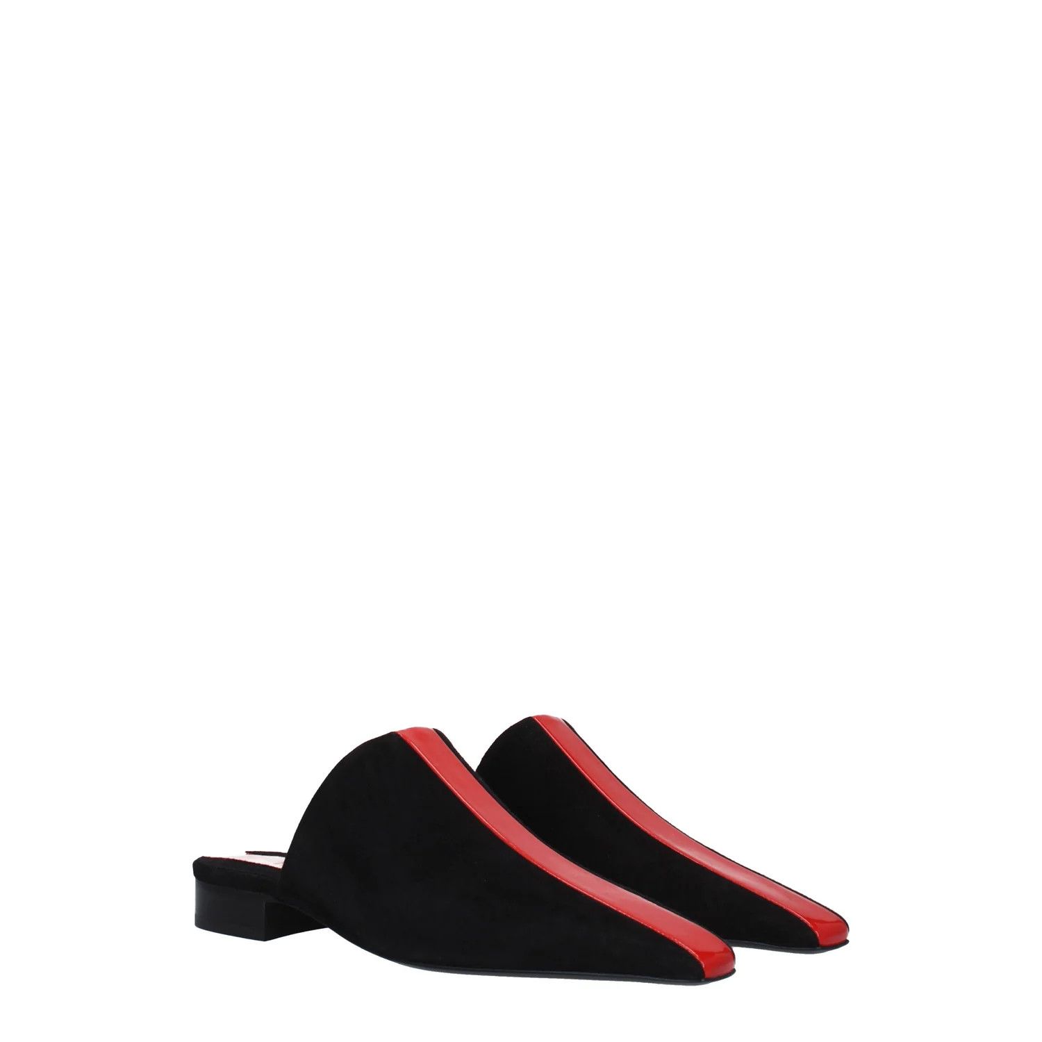 Salvatore Ferragamo ob1o1e1224 Suede Slippers & Clogs in Black Size US 5.5 / IT 35.5 - 2 Thumbnail