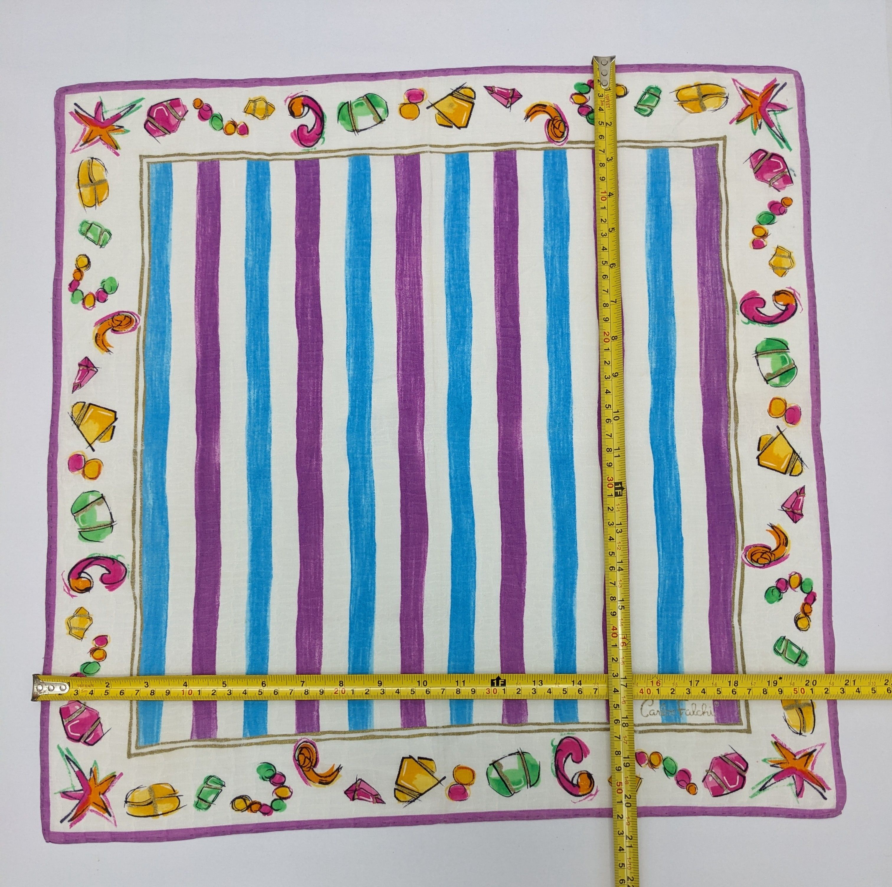 Other Carlos Falchi Artistic Striped Design with Abstract Charms Size ONE SIZE - 4 Thumbnail