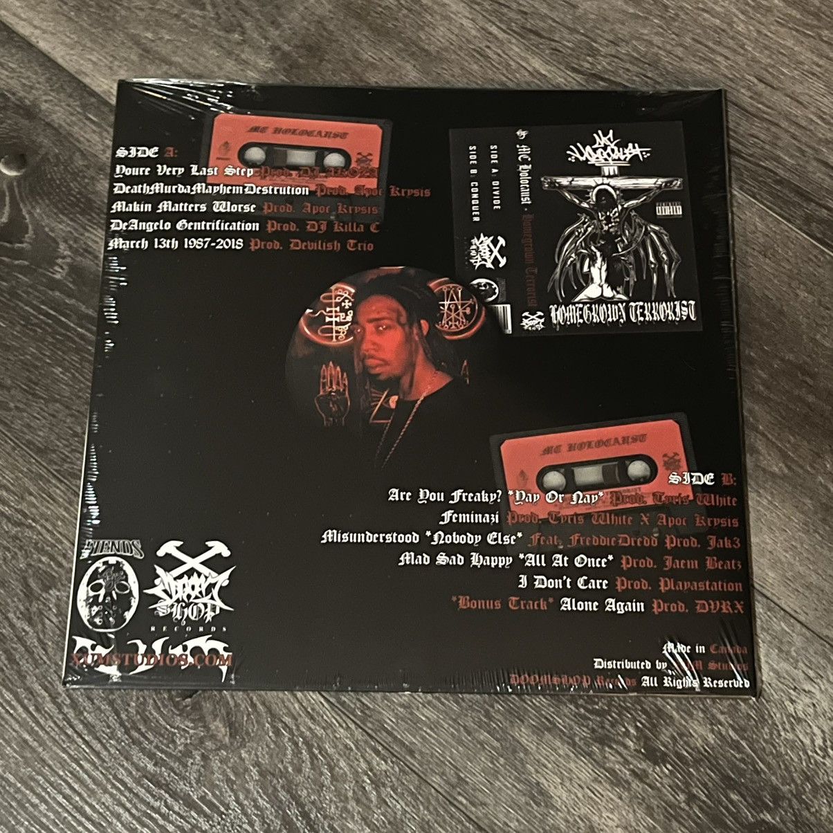Goth Money MC Holocaust - Homegrown Terrorist Vinyl Record Doomshop Size ONE SIZE - 2 Thumbnail