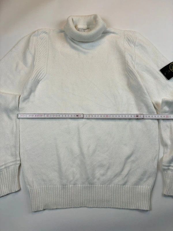 Stone Island Stone Island Rollkragenpullover Weiß M Size US M / EU 48-50 / 2 - 10 Thumbnail
