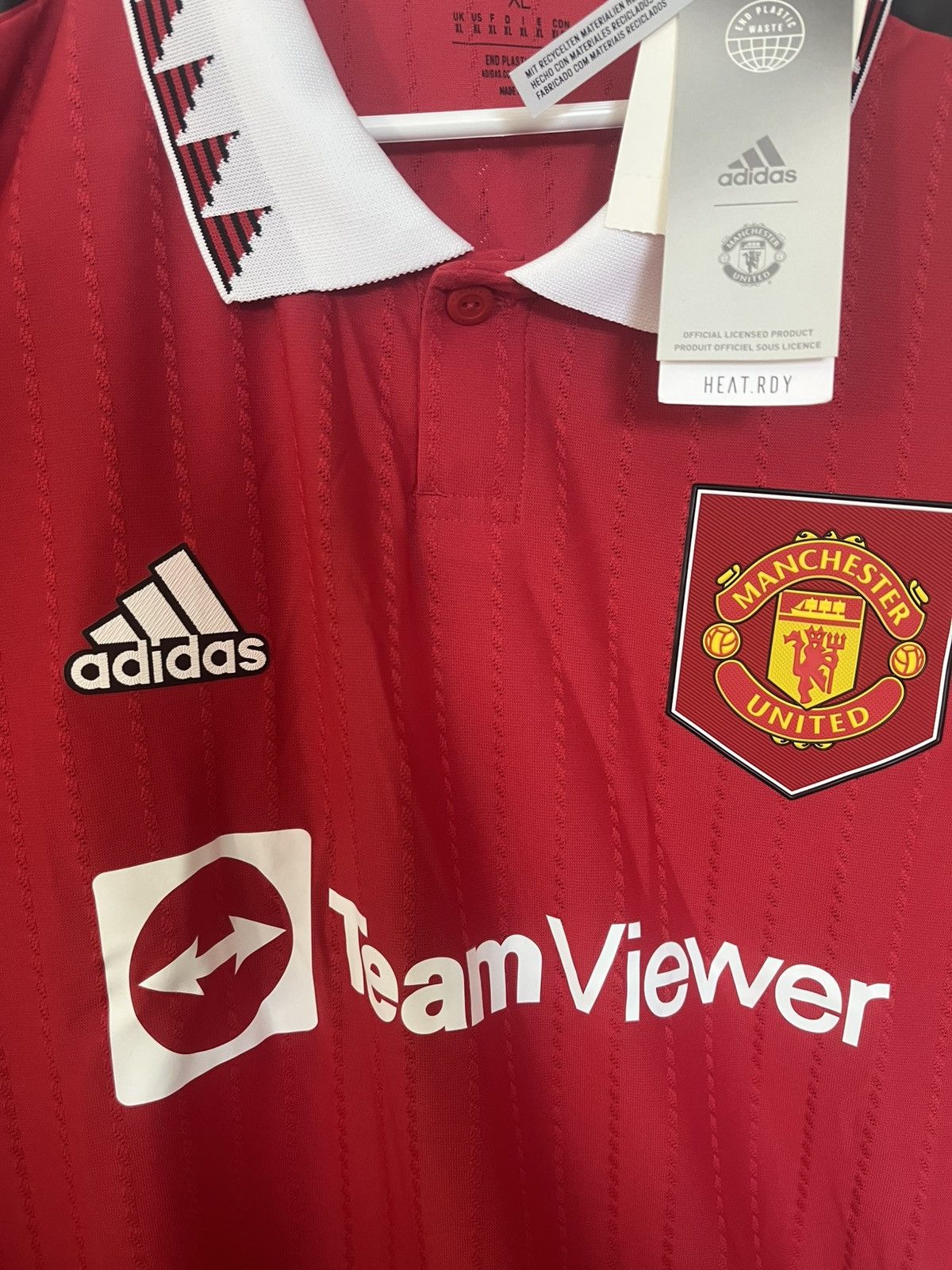 Adidas 2022/23 Adidas Manchester United Authentic Jersey Ronaldo 7 Size US XL / EU 56 / 4 - 2 Thumbnail