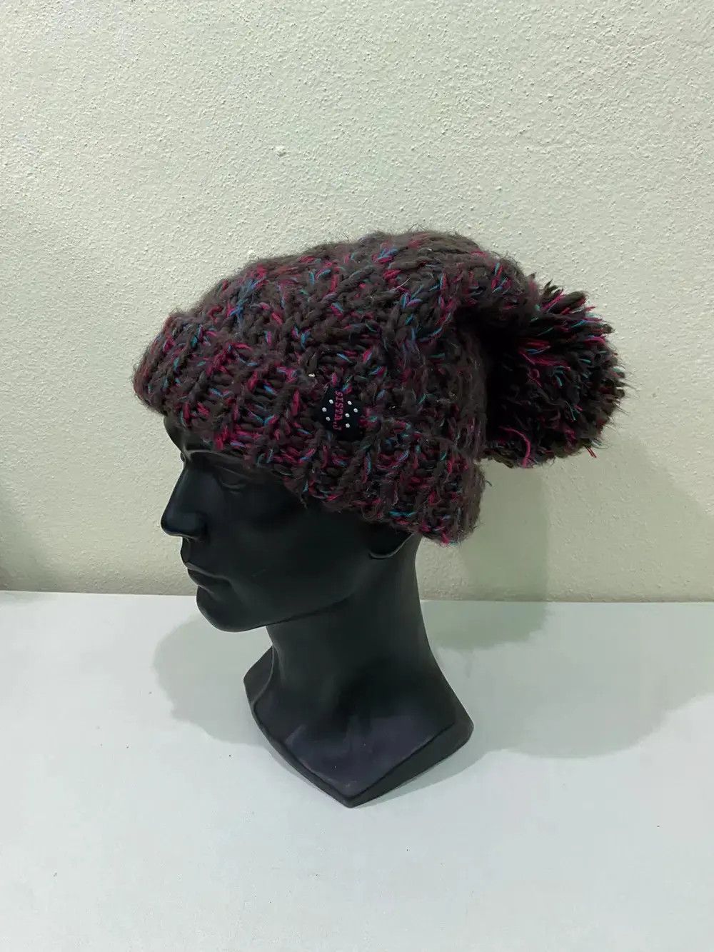 Japanese Brand × Kapital × Vintage Japanese Brand Knit Bobble Beanie Hat Size ONE SIZE - 2 Thumbnail