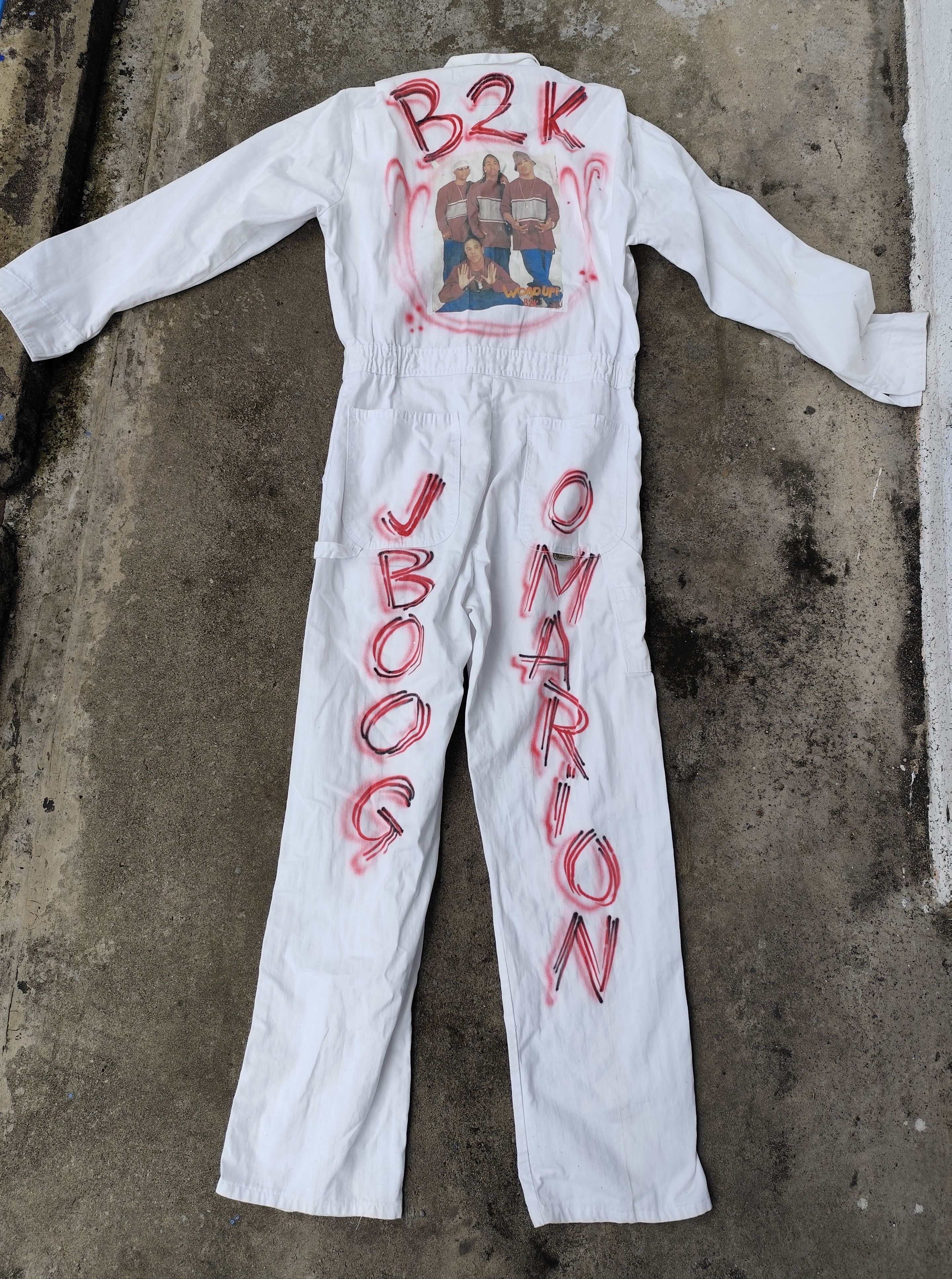 Rap Tees Vintage Rap B2K Overalls Photo Credit Chris Voelker Size US 33 - 1 Thumbnail