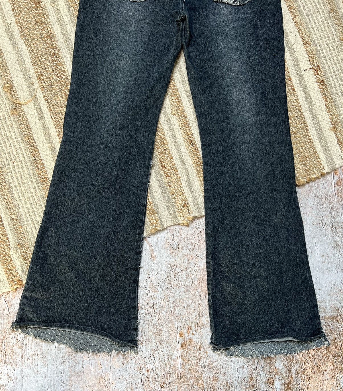 Japanese Brand × Vintage Vintage Japanese style flare jeans Size US 29 - 6 Thumbnail
