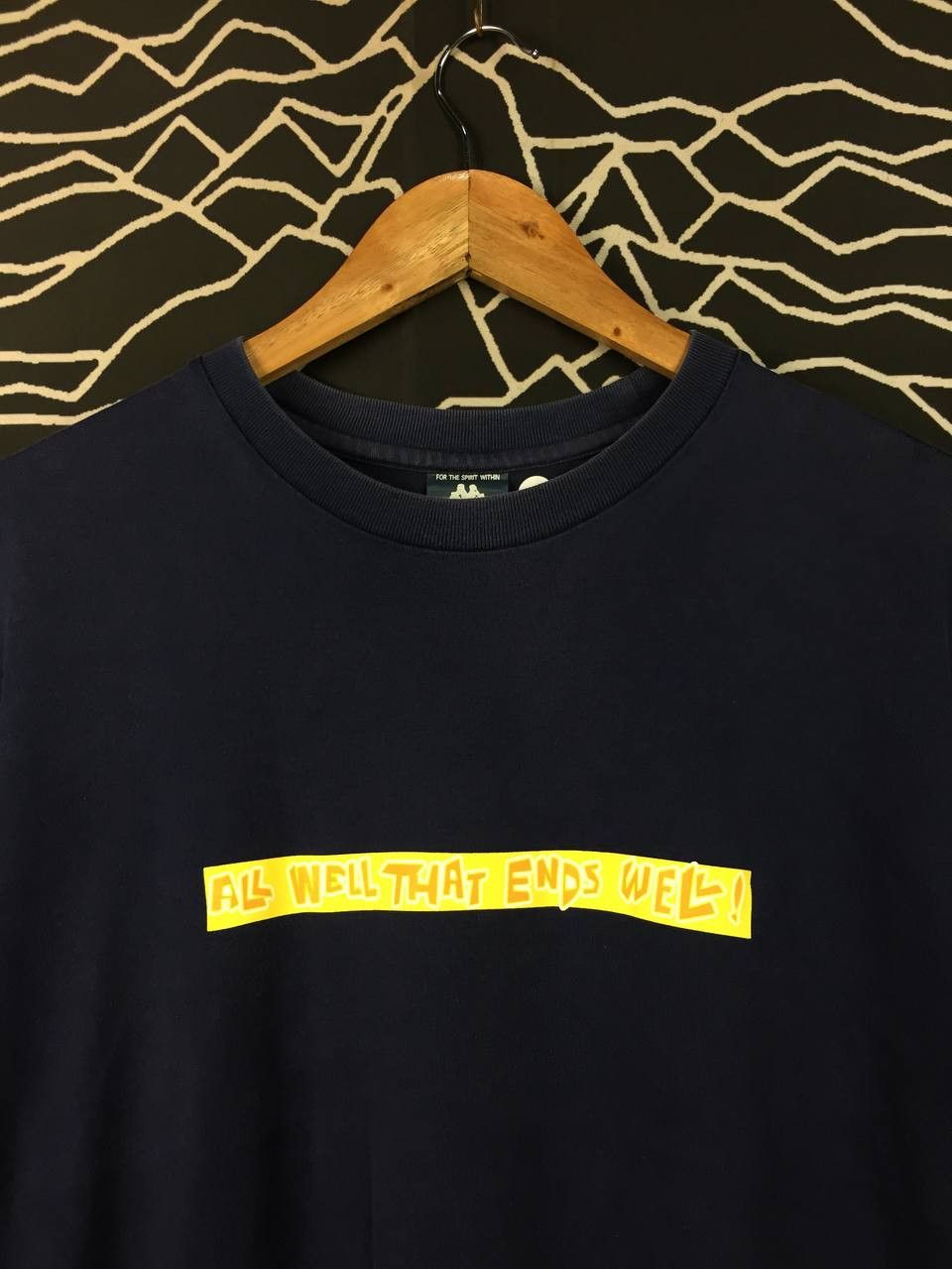 Kappa Retro Kappa Sportswear All Well That Ends Well Quote Tee Size US M / EU 48-50 / 2 - 3 Thumbnail