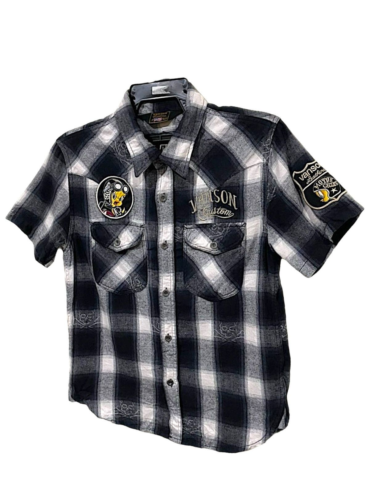 Sports Specialties × Vanson Leathers Vanson Leather & Tweety Collaboration Distressed Shirts Size US XS / EU 42 / 0 - 6 Thumbnail