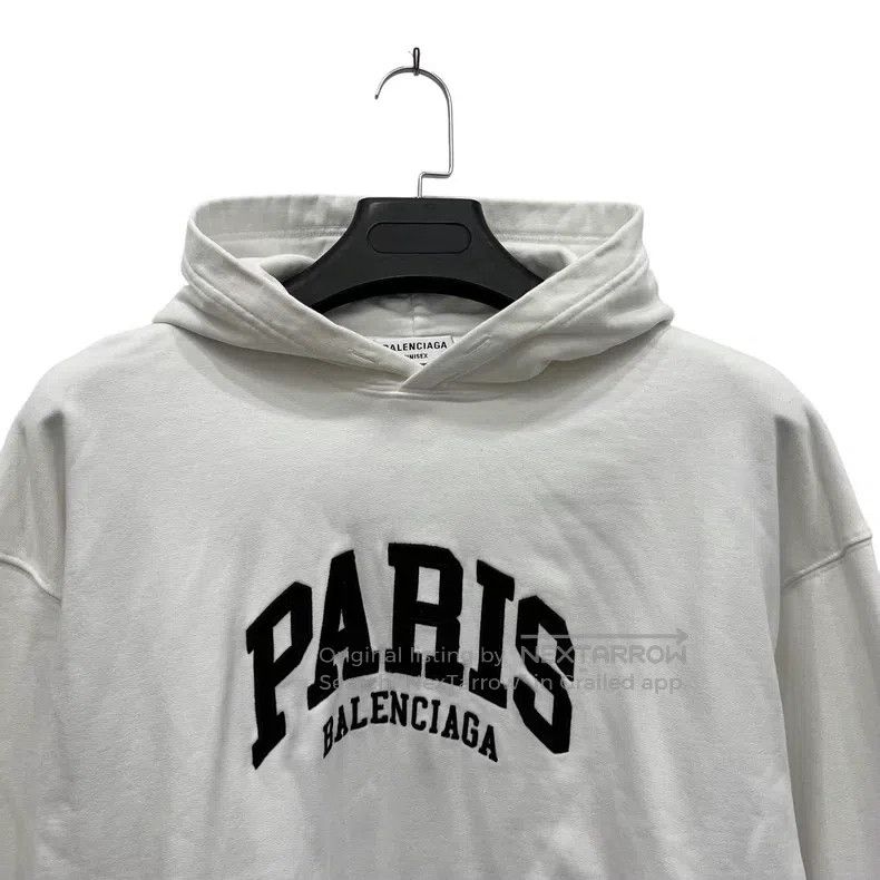 Balenciaga Balenciaga City Series Logo Embroidered Hooded Sweatshirt Size US M / EU 48-50 / 2 - 3 Thumbnail