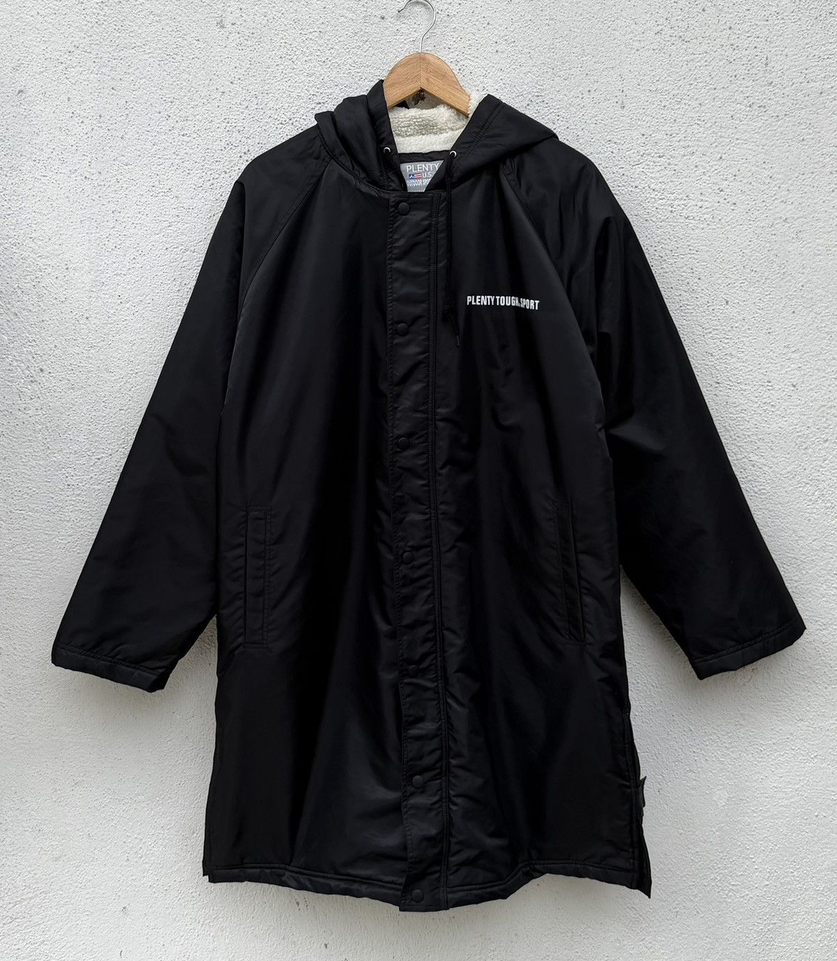 Shorty's Skateboards VTG 90s PLENTY TOUGH SPORT Lined Fleece Nylon Parka Jacket Size US M / EU 48-50 / 2 - 4 Thumbnail