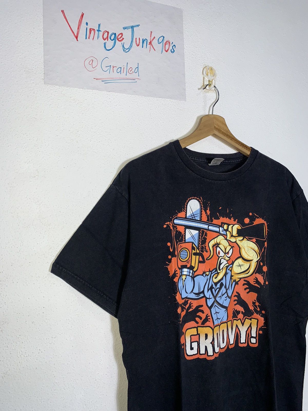 Vintage Vintage late 90’s JIMMY EARTWORM T-shirt Size US M / EU 48-50 / 2 - 2 Thumbnail