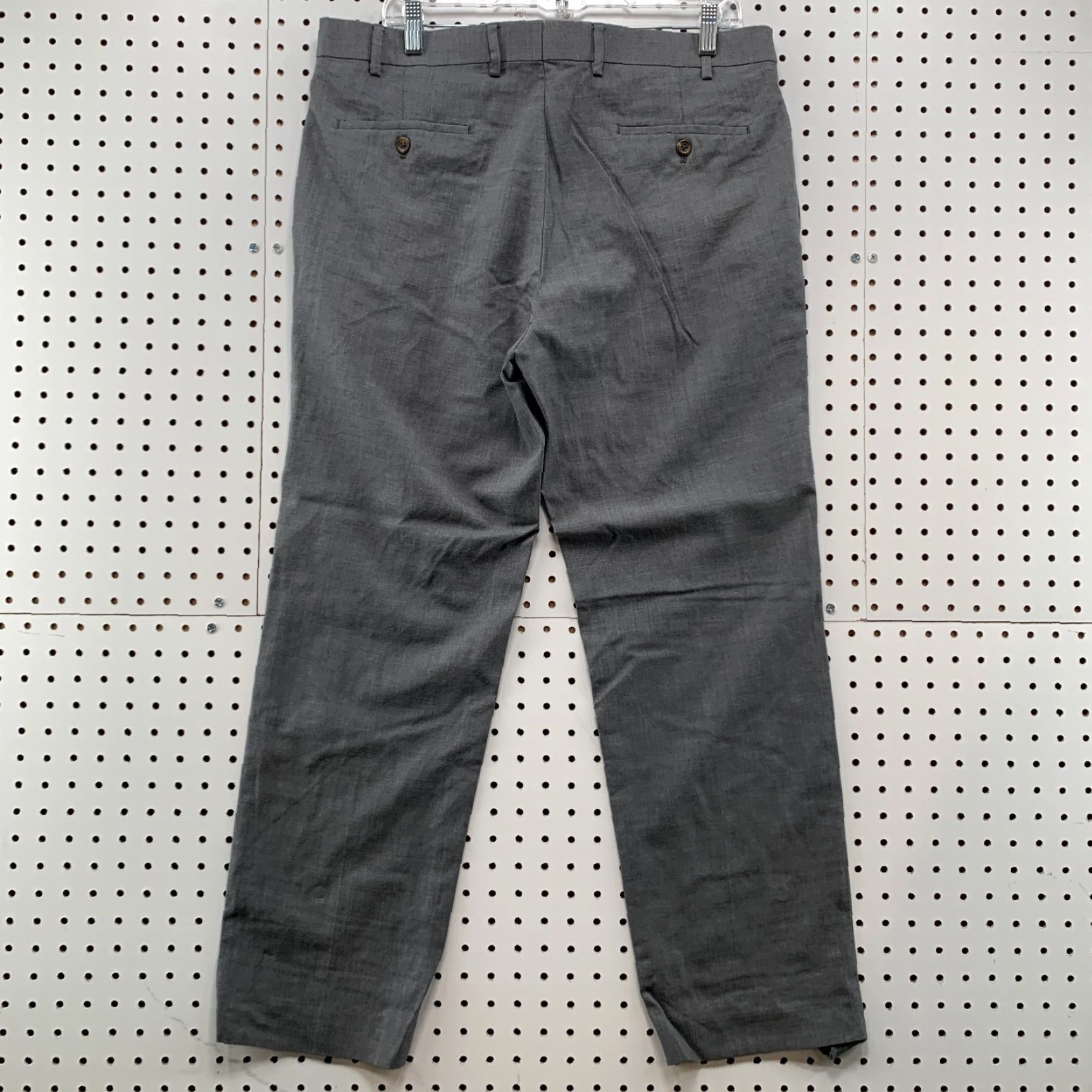 Ralph Lauren Lauren Ralph Lauren Dress Pants Mens 36x28 Gray Total Comfort Flat Front 29 Inseam Mens Pants Size US 36 / EU 52 - 7 Thumbnail